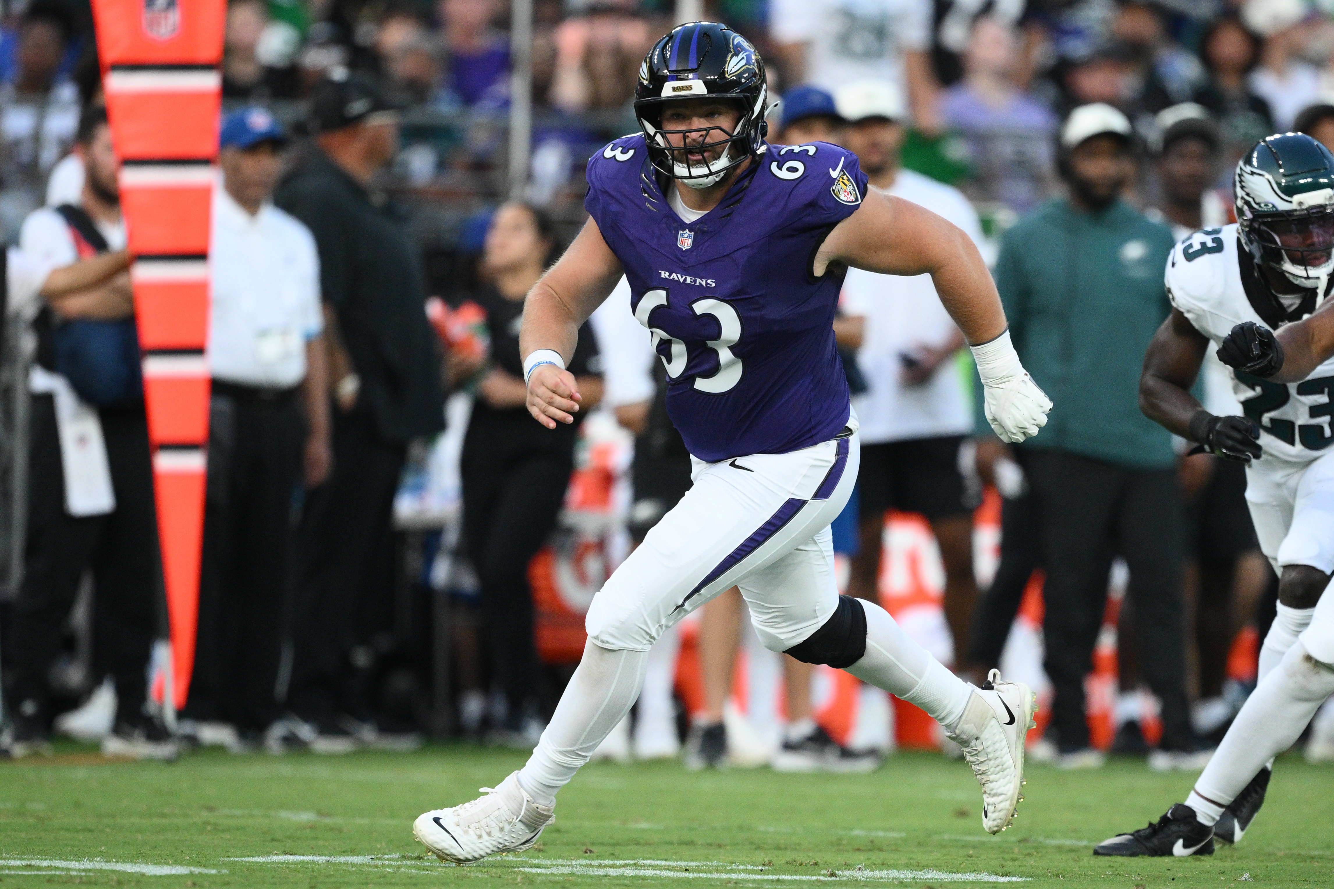 Ravens center Danny Pinter will miss ‘extended' time with knee injury, opening battle for job