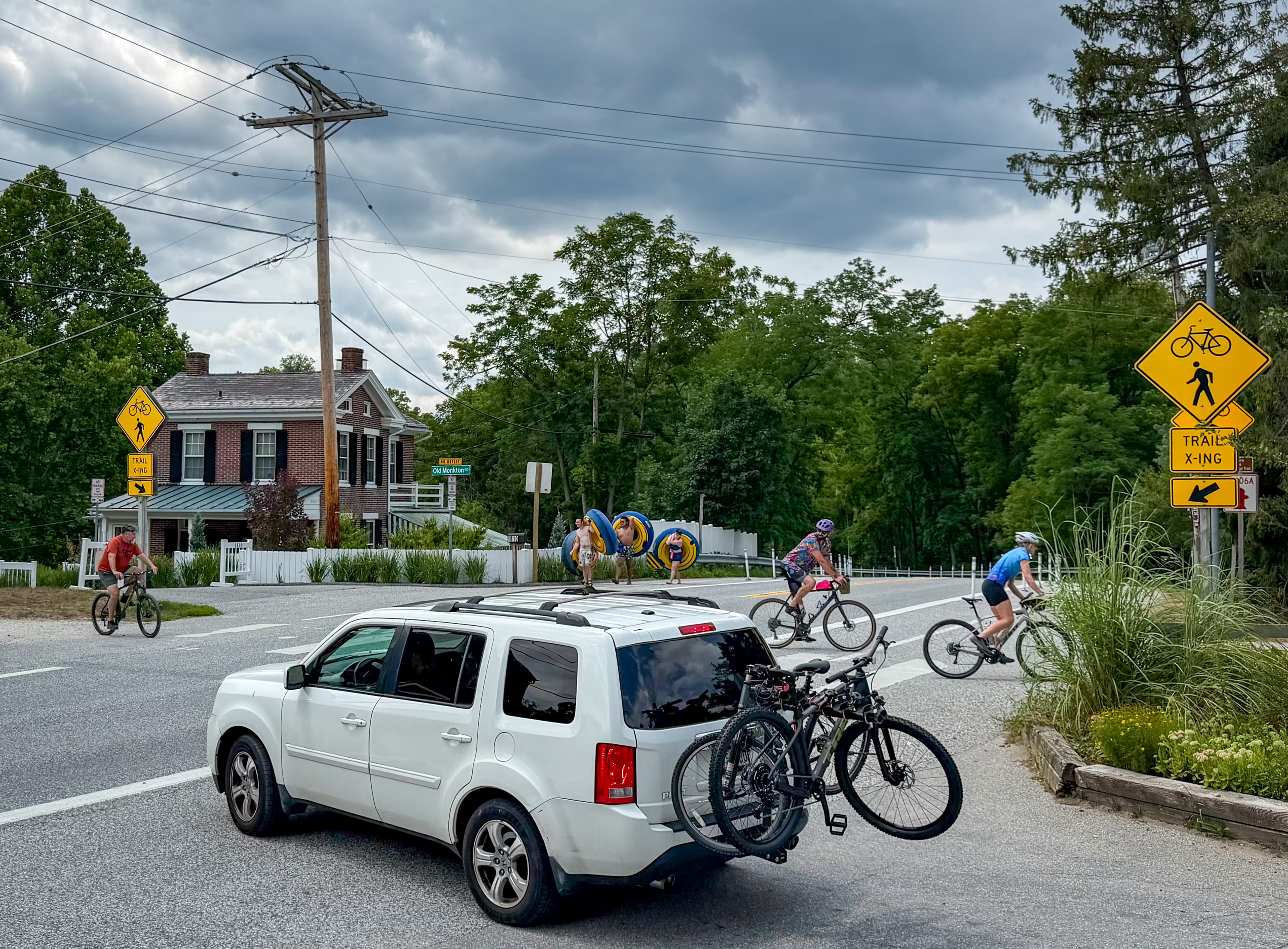 Visitors say safety improvements at Monkton trail crossing fall short