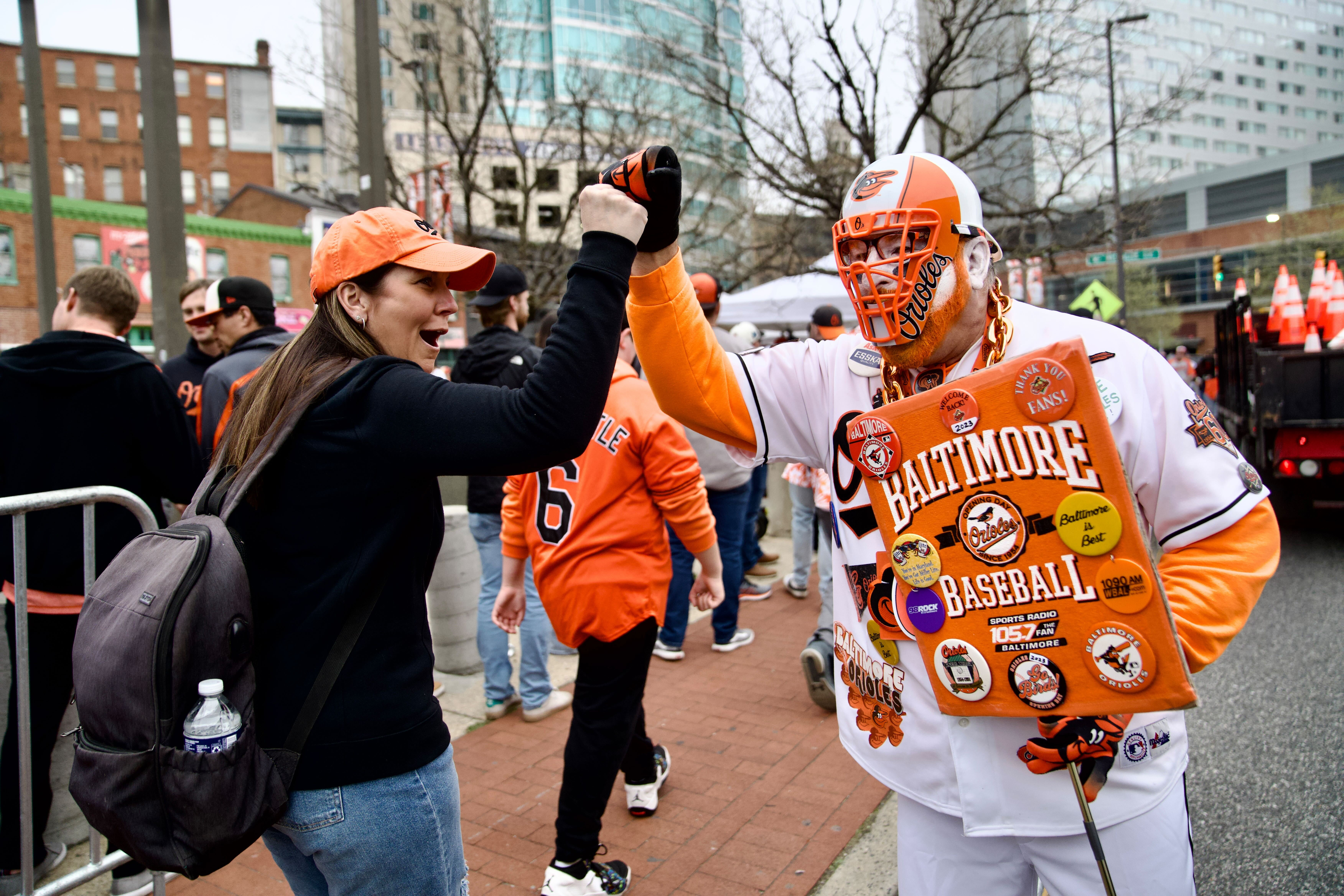 Orioles Fans Pumped For Home Opener At Camden Yards 