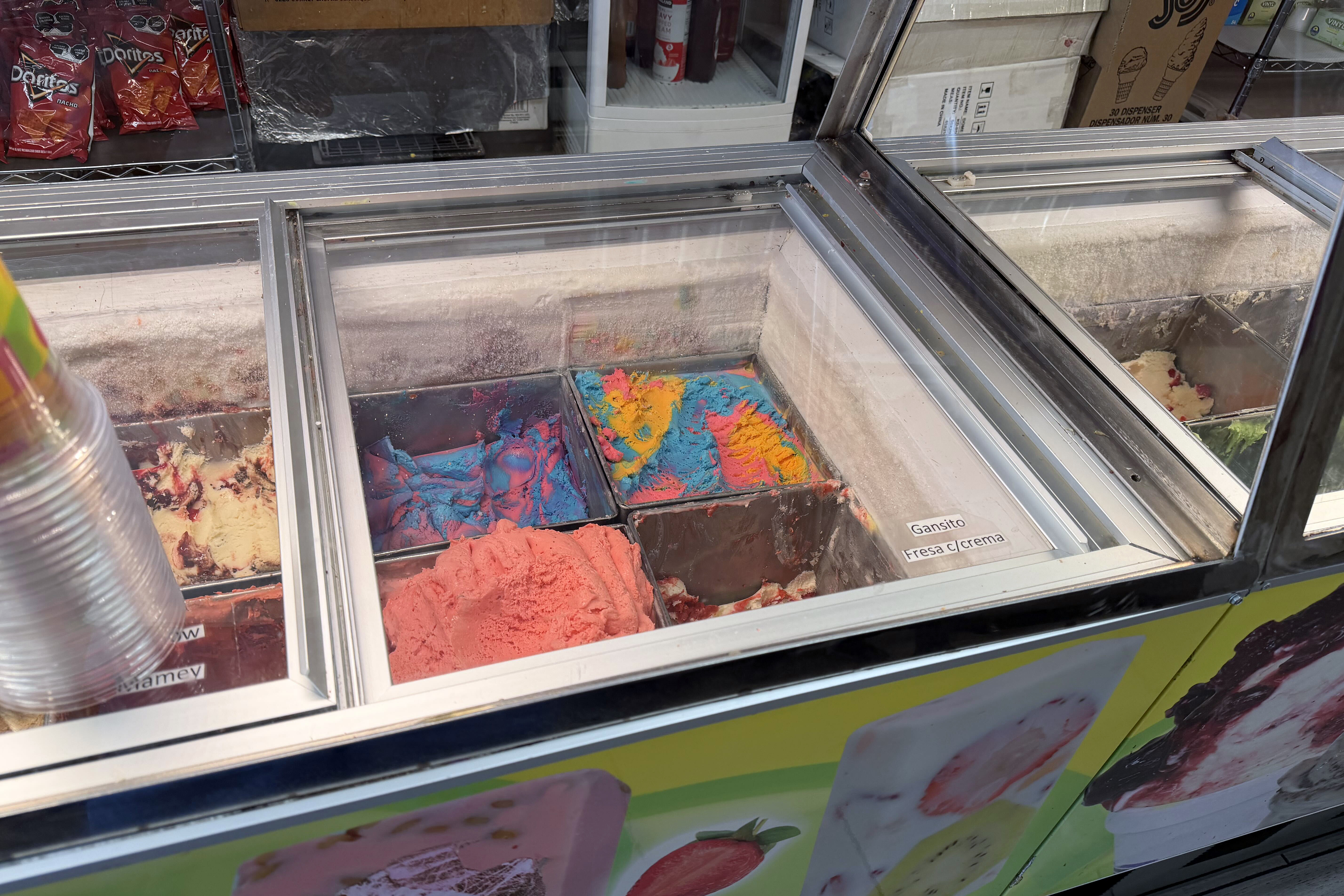 La Neveria Michoacana in Bladensburg is a Mexican-inspired ice cream shop that also serves ice pops and mangonanda.