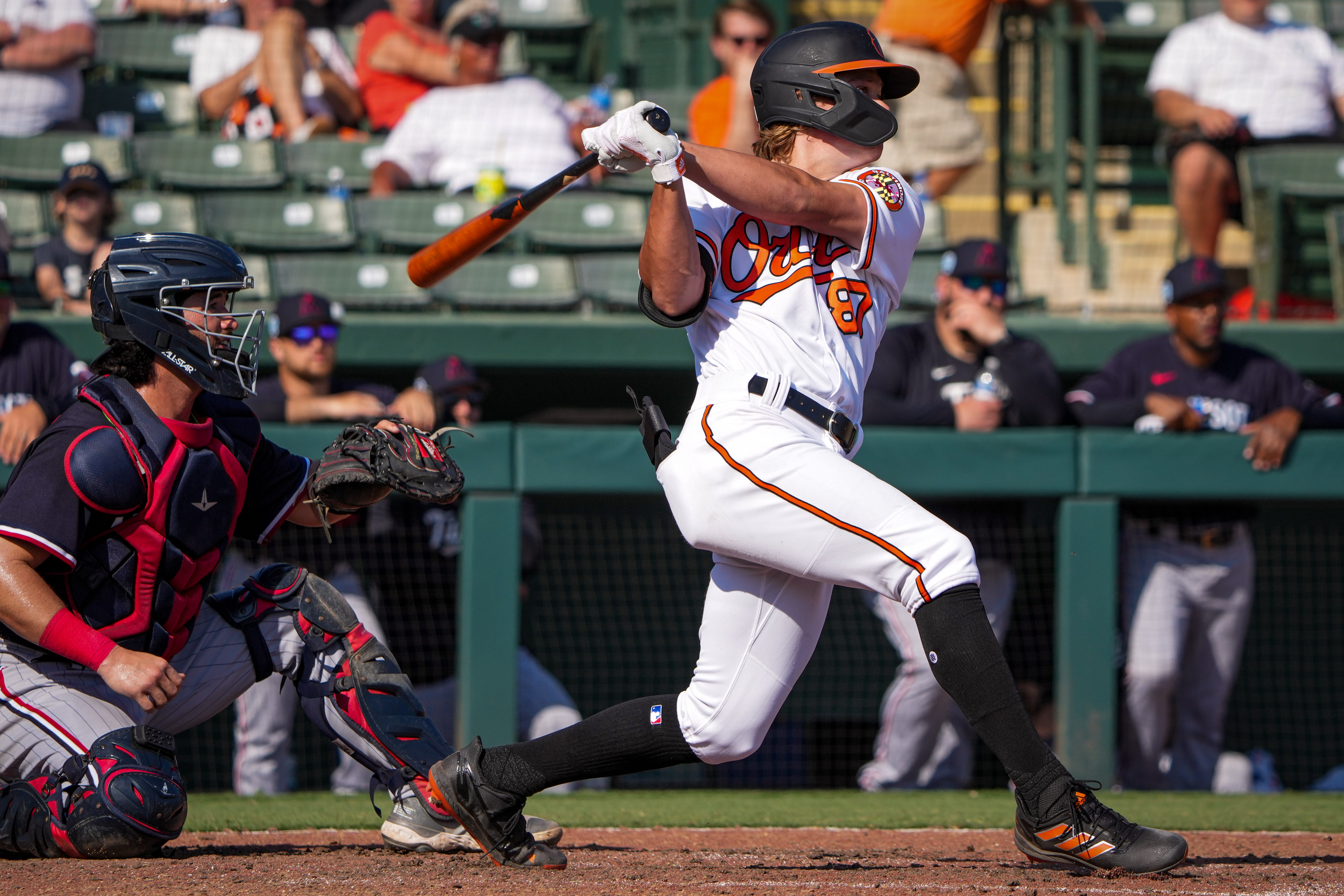 O's prospect Jackson Holliday is plotting a swift path to the