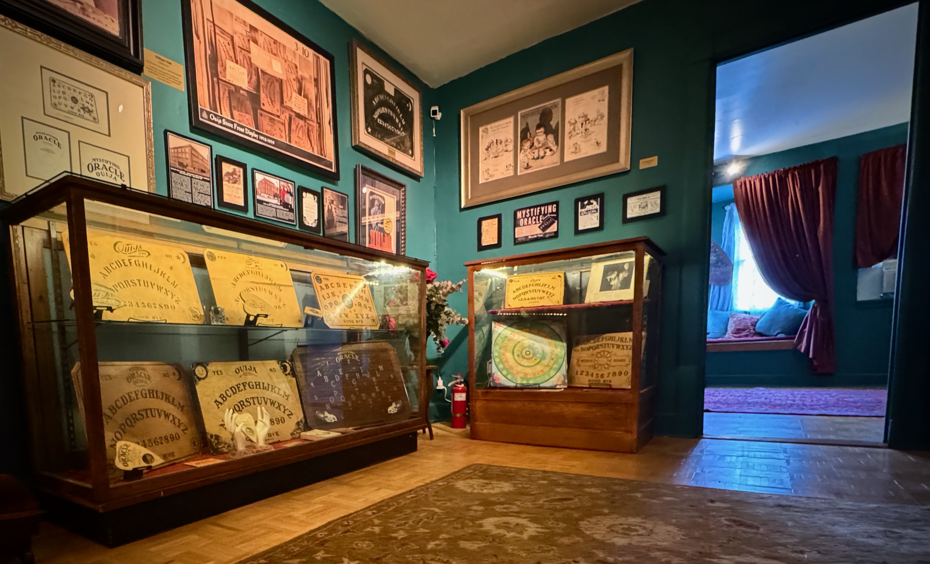 Witch Board Museum Baltimore is a self-guided tour through the fascinating history of spirit, witch, and talking boards, including the enormously popular Ouija board, which began in Baltimore in the late 1800s .