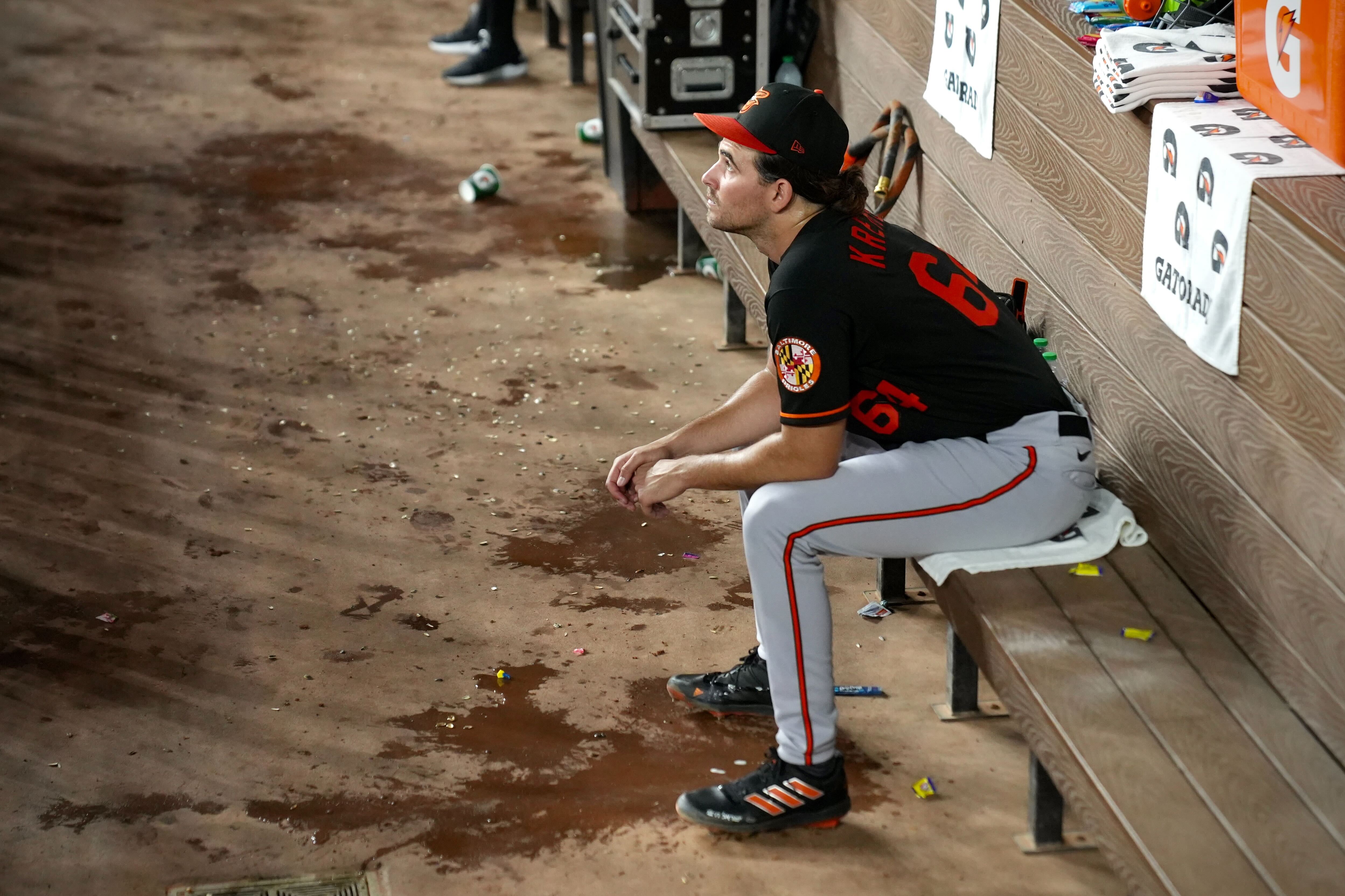 O's rub eyes and look into the dugout after a hit. Why? : r/orioles