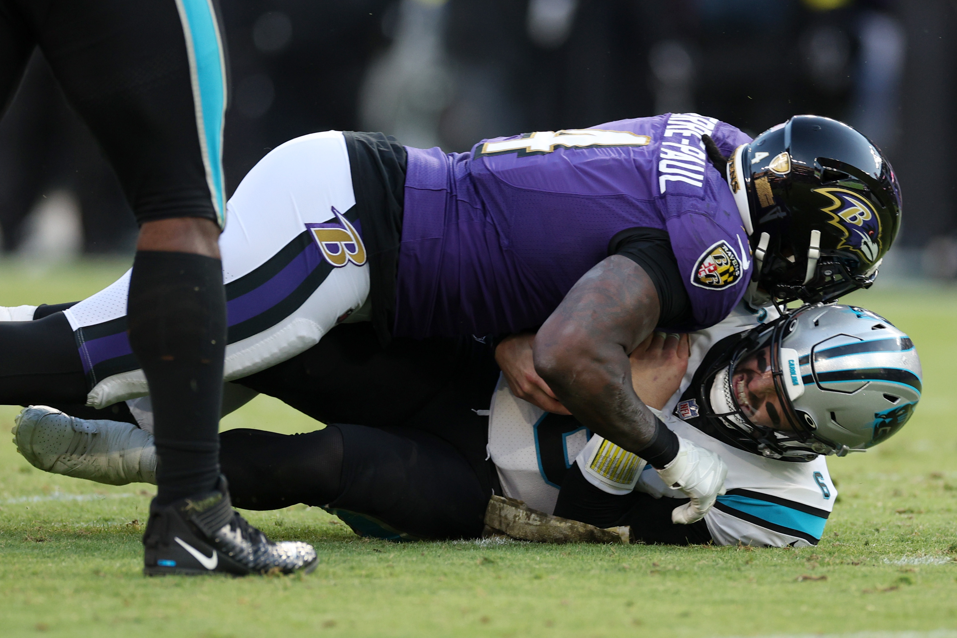 Ravens defeat Panthers 13-3 with late turnovers