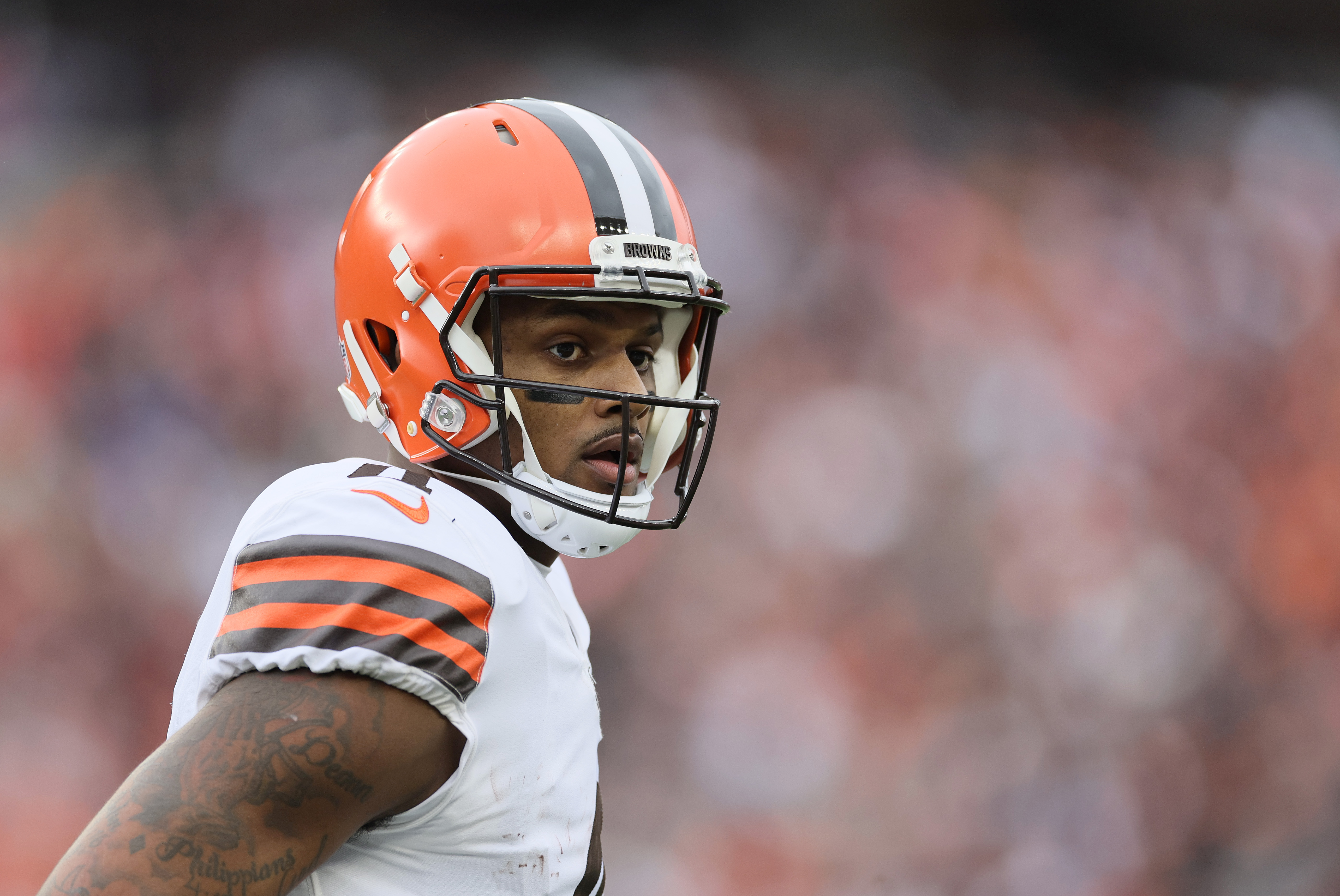 CINCINNATI, OHIO - DECEMBER 11: Deshaun Watson #4 of the Cleveland Browns against the Cincinnati Bengals at Paycor Stadium on December 11, 2022 in Cincinnati, Ohio.