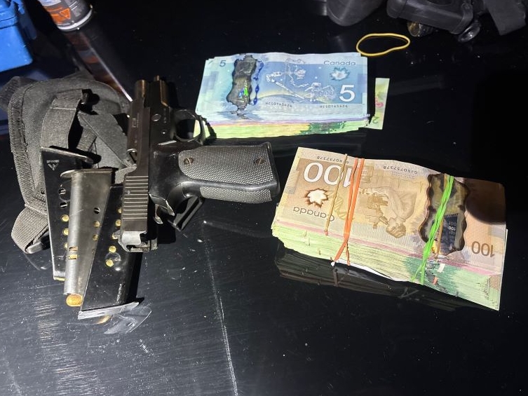Stolen gun, drugs, cash found after Fraser Valley traffic stop: RCMP