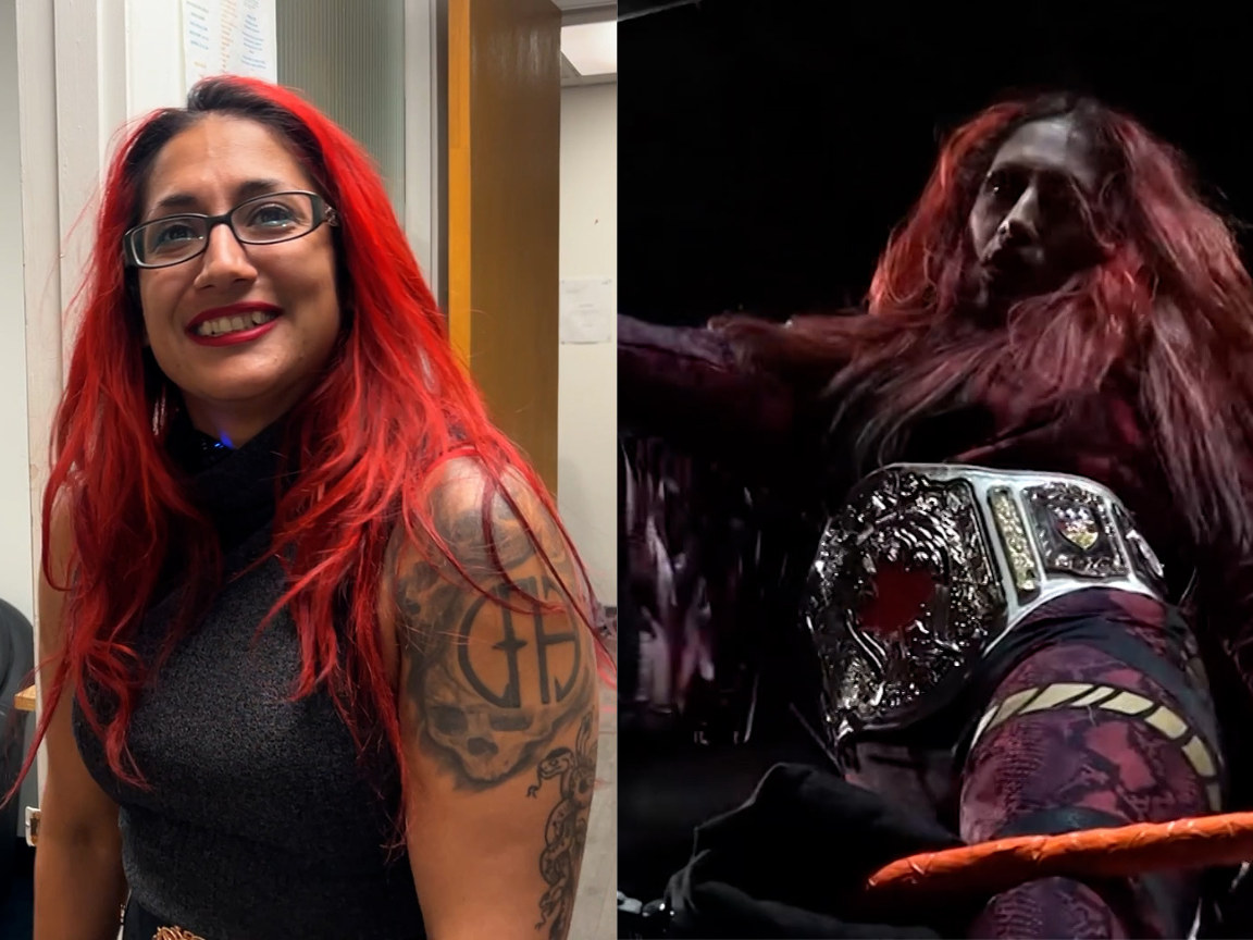 Montreal social worker by day, wrestler by night