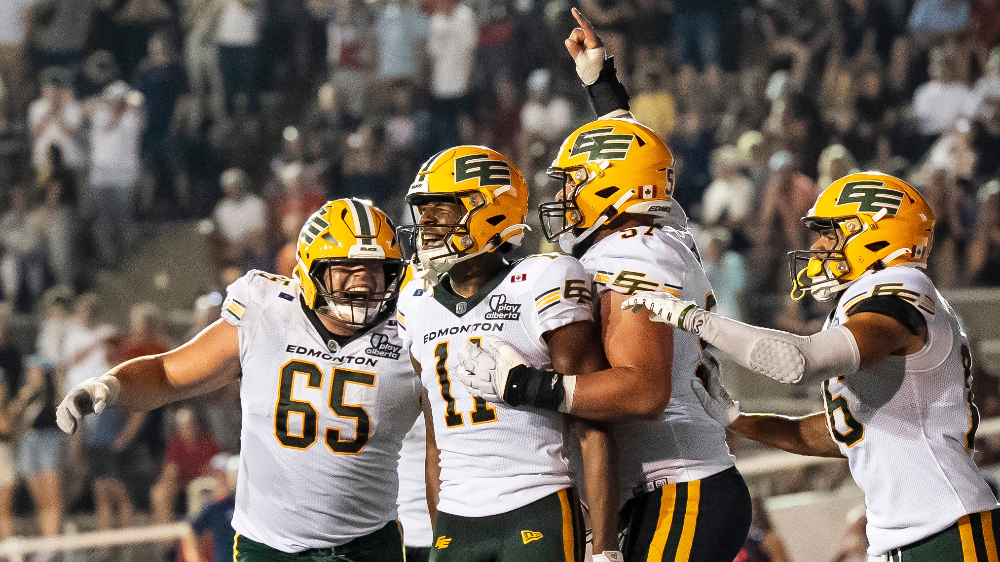 Late TD lifts Elks to win over Alouettes