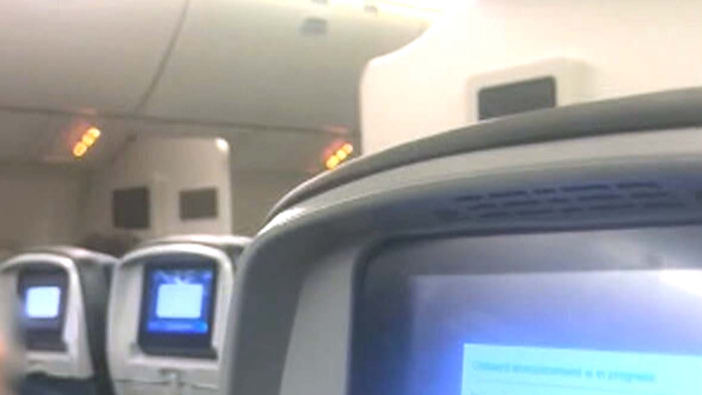 WATCH: New video emerges of United Airlines flight following 'bomb' joke