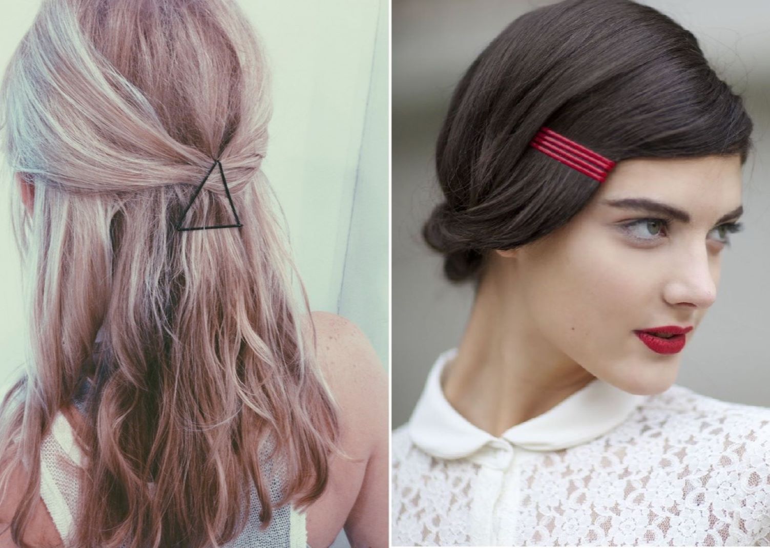 15 Pinces à Cheveux Bobby Pin Ruban Arc-en-ciel Avec Nœuds - DIY Et Accessoires Cheveux - Neuf