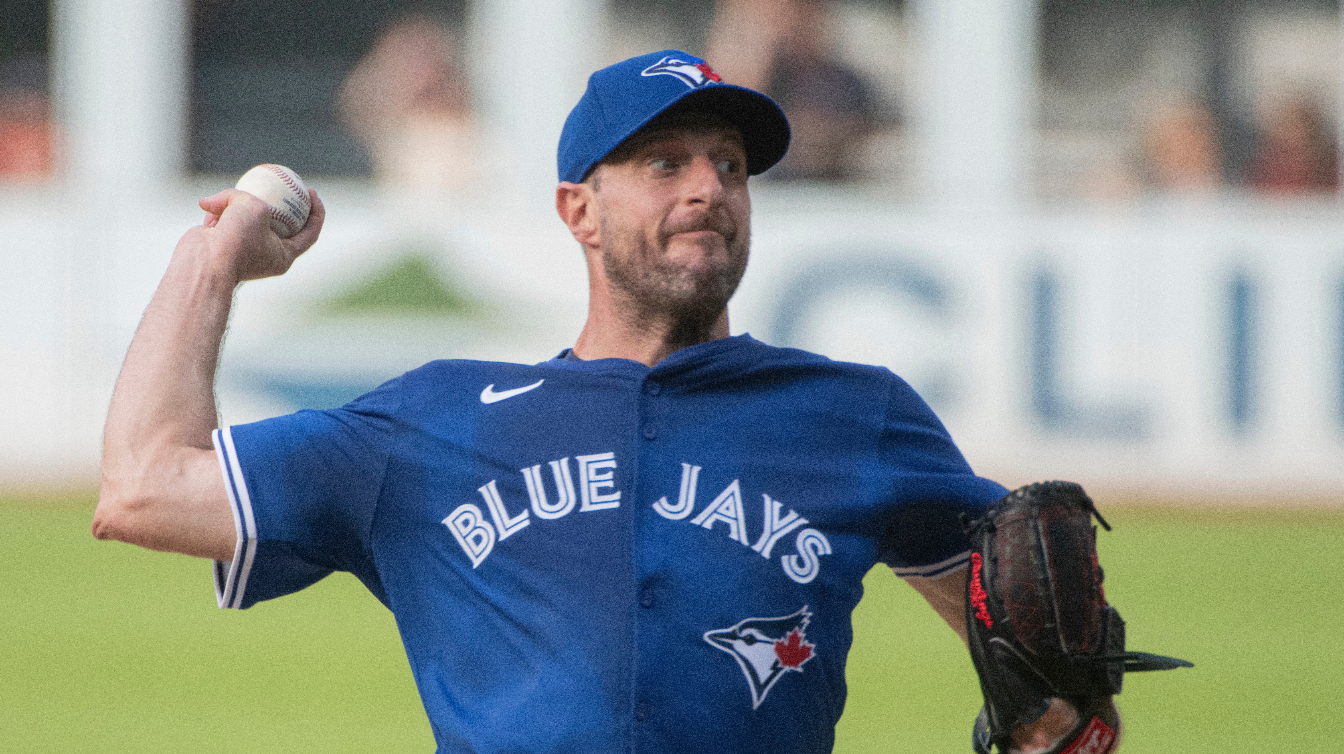 Max Scherzer pitches five innings in return to mound for Toronto Blue Jays
