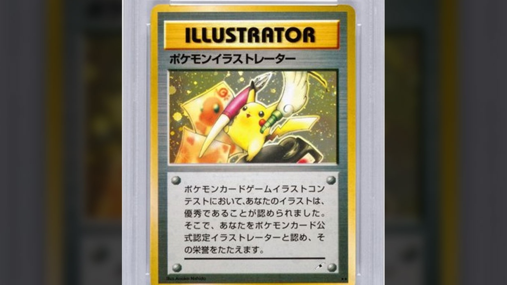 Rare Pokemon card sells for record $54,970 at auction Rare Pokemon card sells for record $54,970 at auction