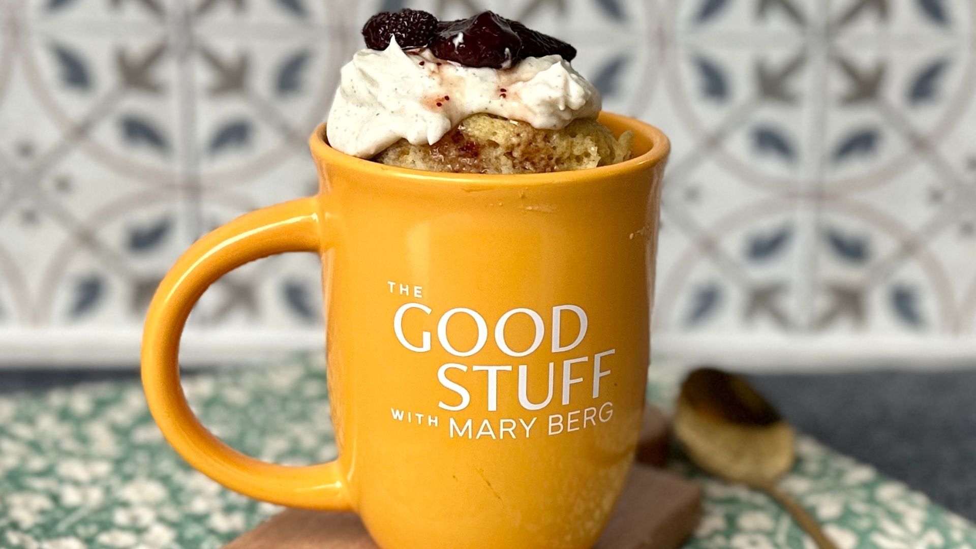 Shahir Massoud's Microwave Orange Cake with Whipped Mascarpone and