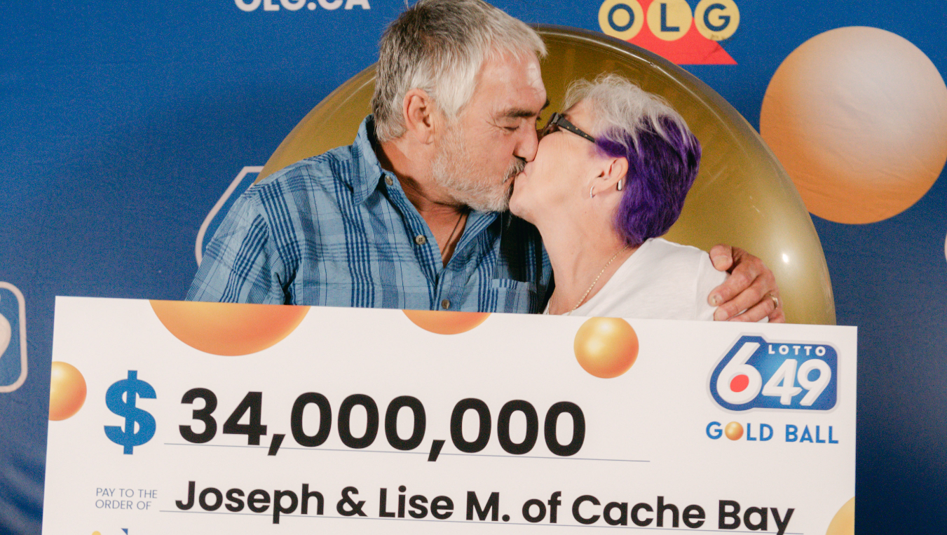 Northern Ont. couple celebrates $34M lottery win