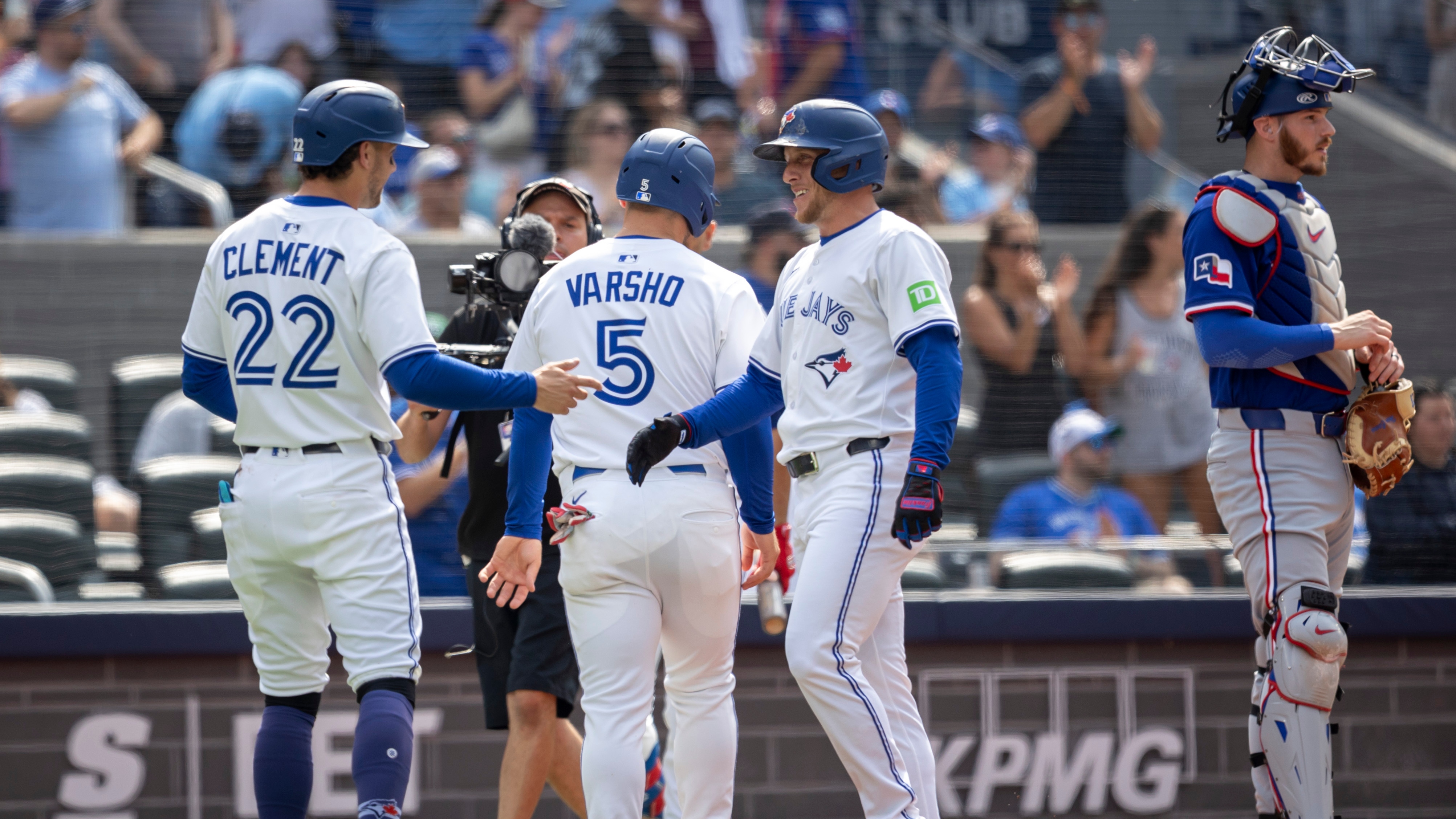 Myles Straw stars as AL-leading Toronto Blue Jays pound slumping Texas  Rangers