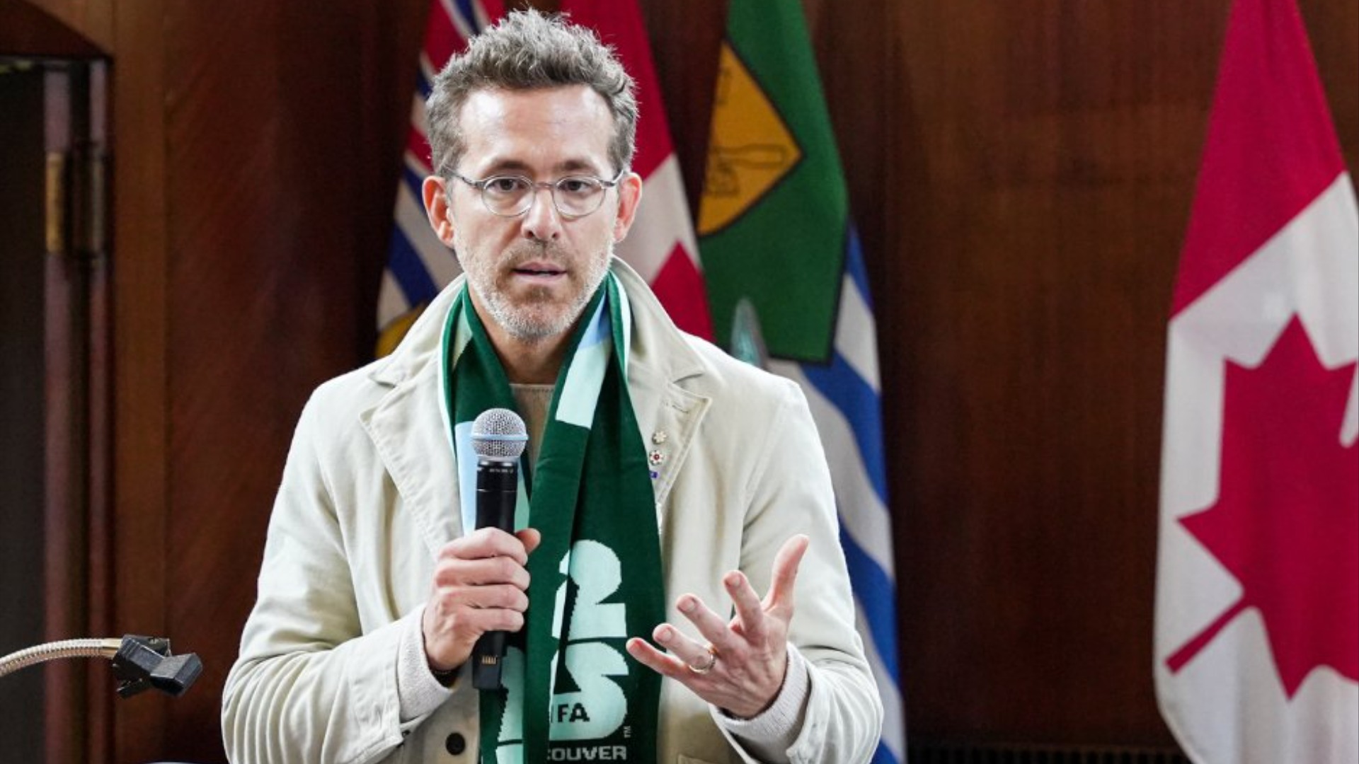 ‘Humbling and surreal’: Ryan Reynolds given Vancouver’s highest honour 