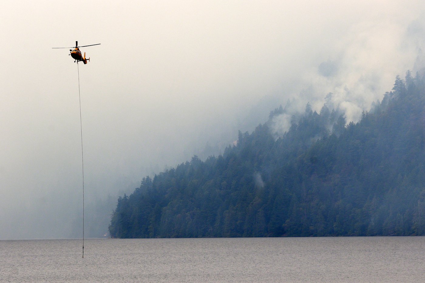 Officials say out-of-control wildfire on Vancouver Island will cause more smoke