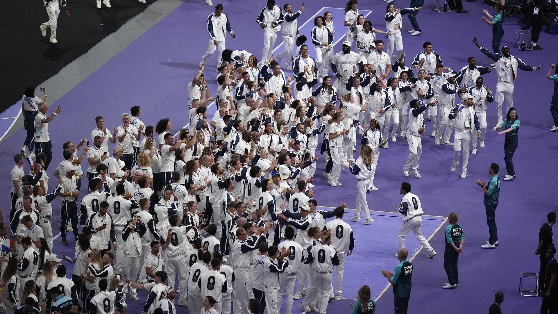 La cérémonie de clôture des JO 2024 au stade de France