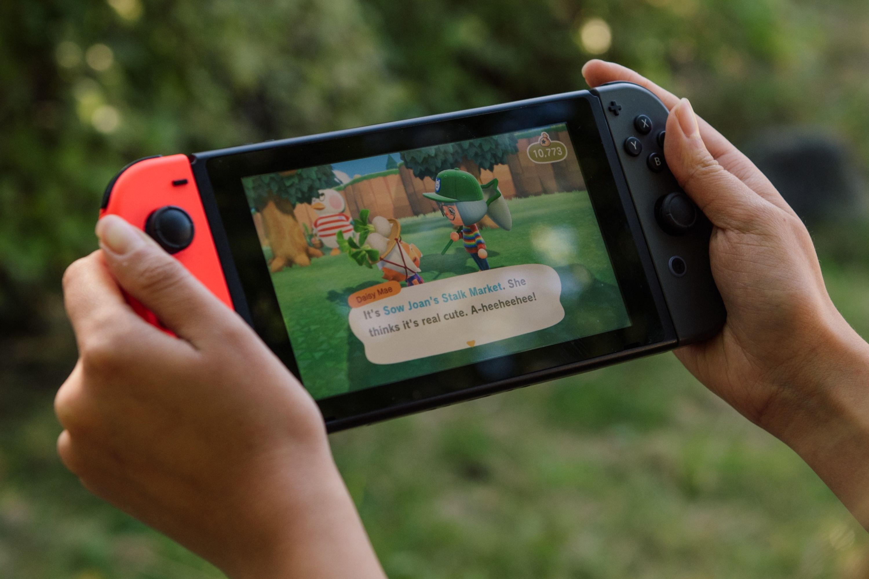 Nintendo Switch Console Animal Crossing: nuevo juego Paraguay