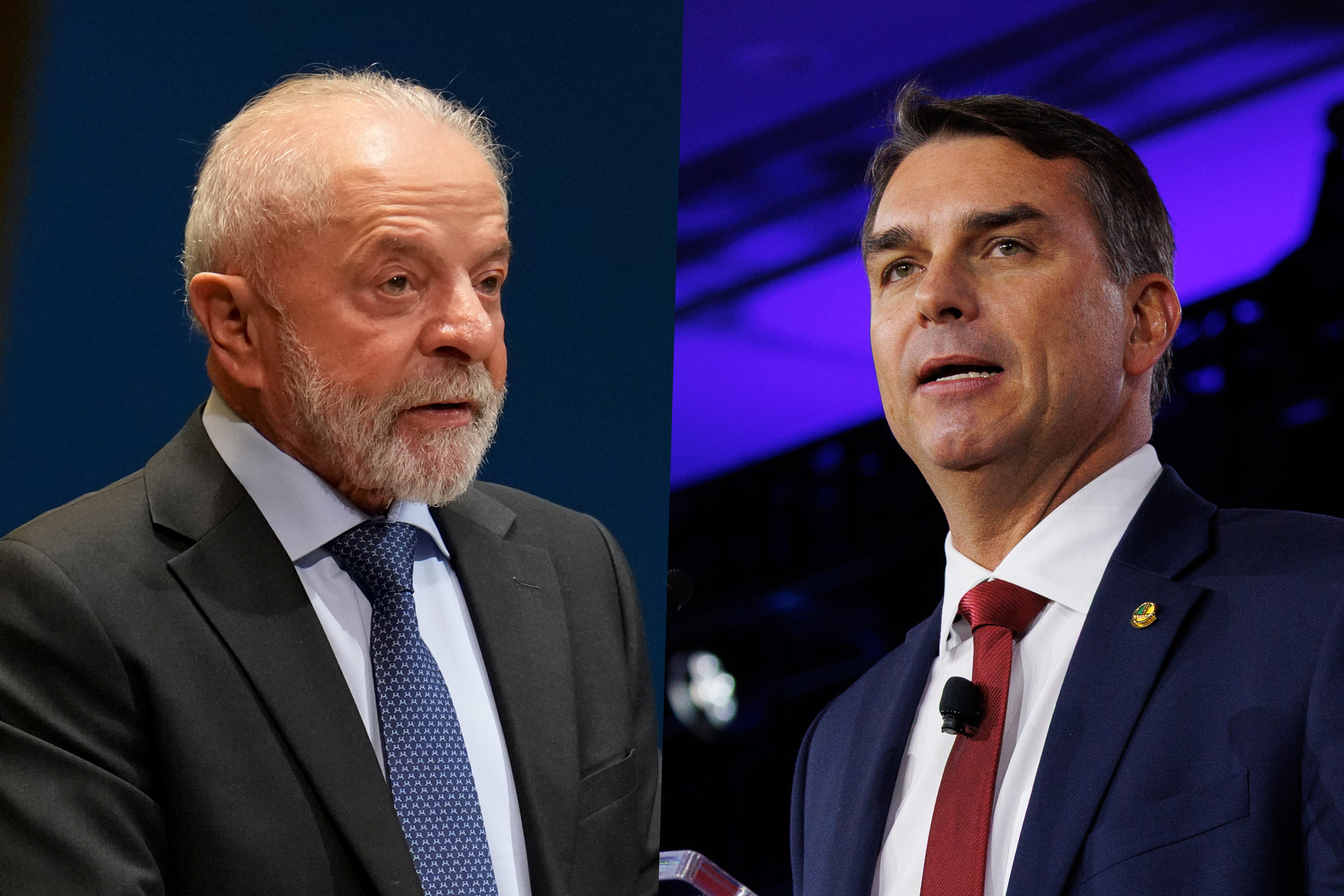 Pesquisas indicam cenário acirrado, com Flávio e Lula empatados dentro da margem de erro Pesquisas indicam cenário acirrado, com Flávio e Lula empatados dentro da margem de erro