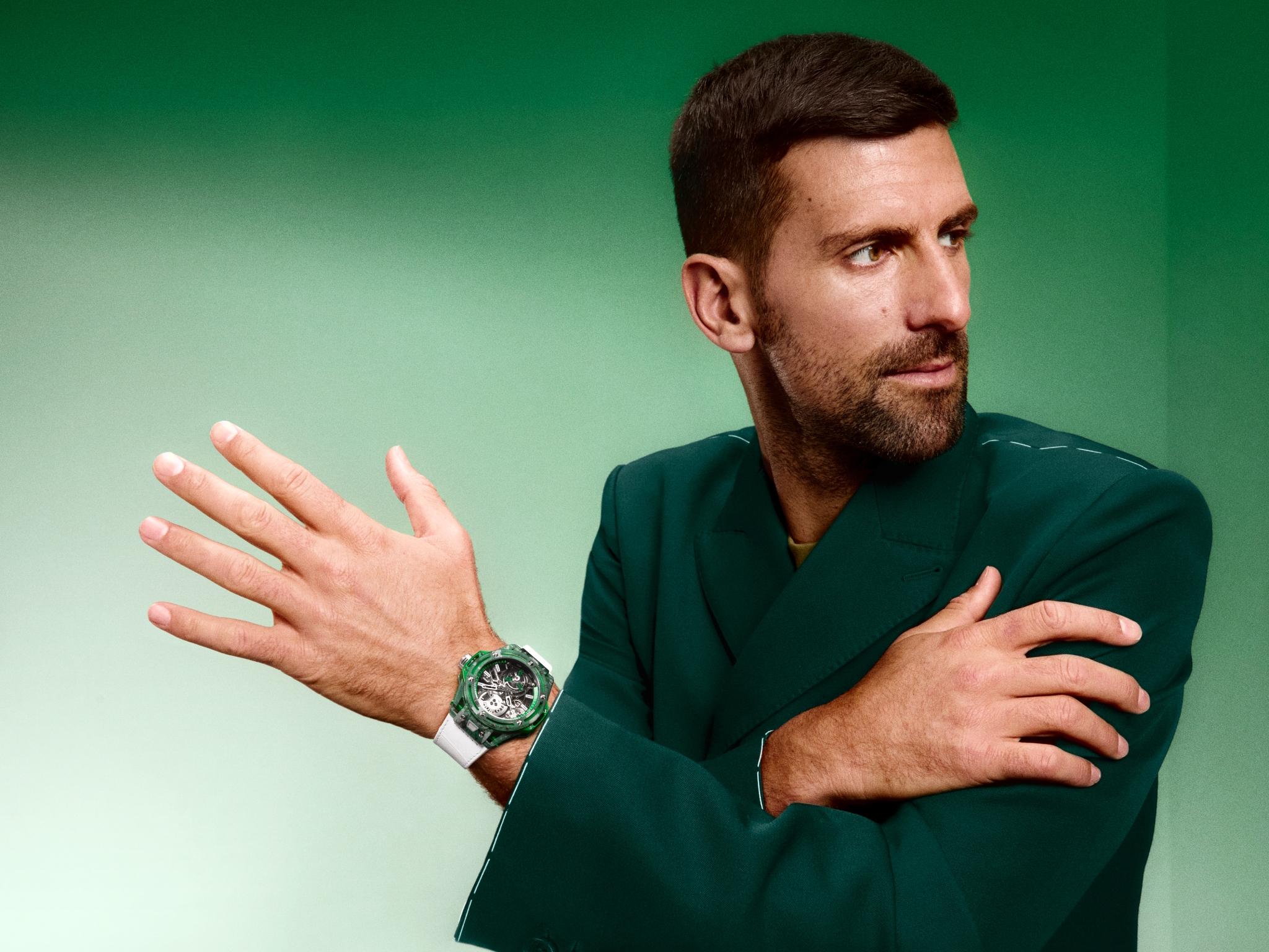 Novak Djokovic inspira el nuevo reloj de Hublot, un homenaje al mejor tenista de la historia: este es su precio