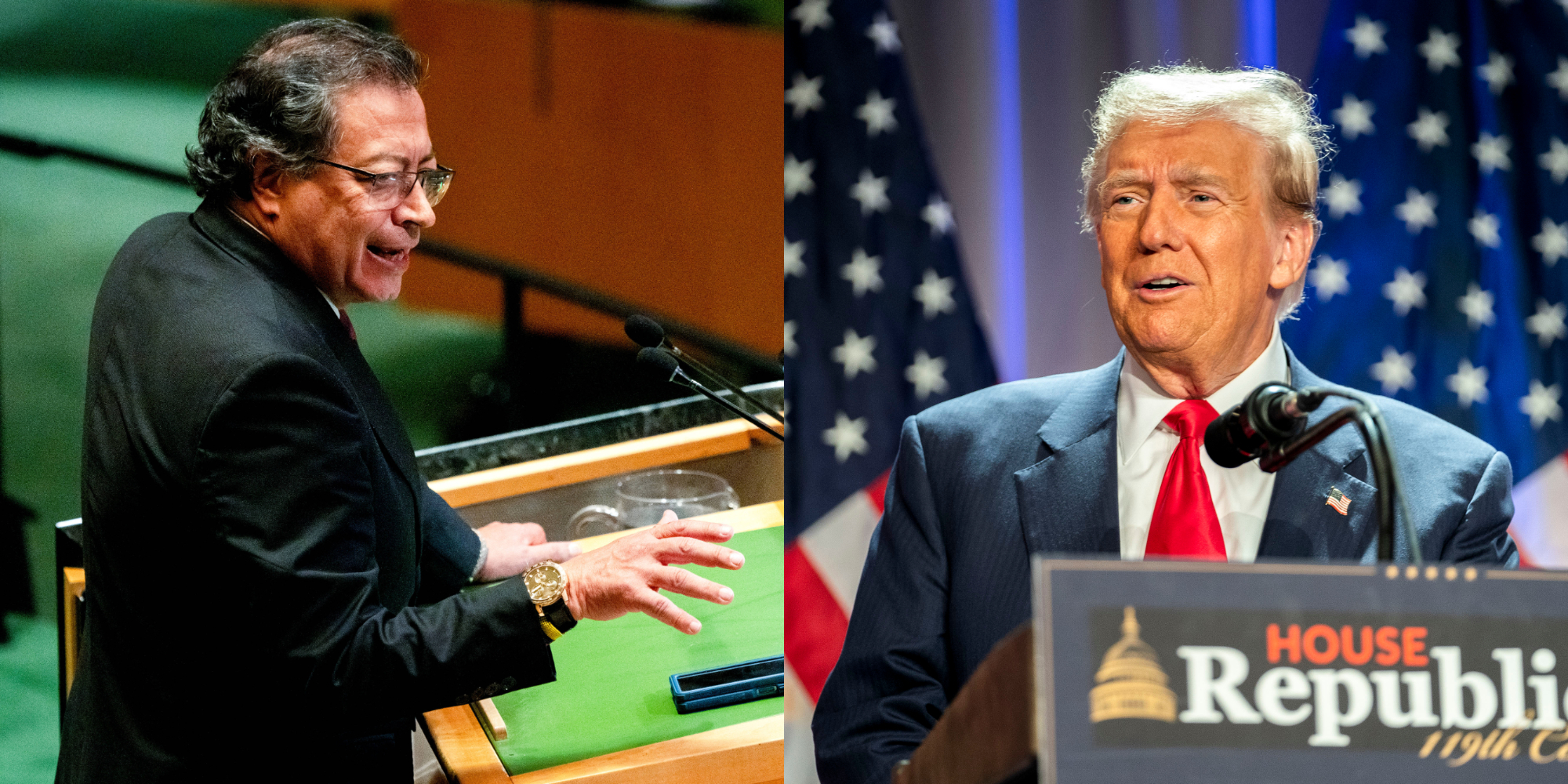 Revelan de qué hablaron Petro y Trump en su llamada telefónica 