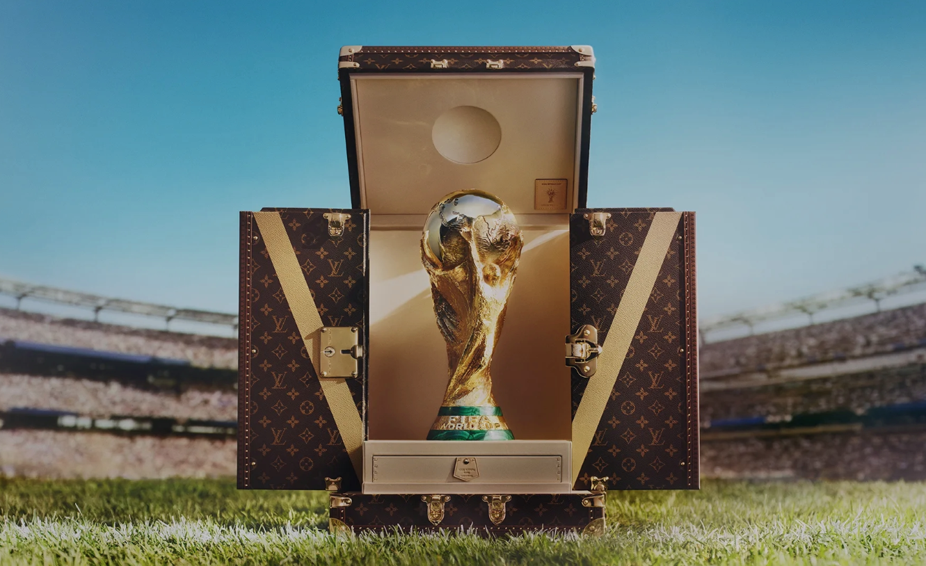 Así es el baúl de Louis Vuitton que resguarda la Copa del Mundo