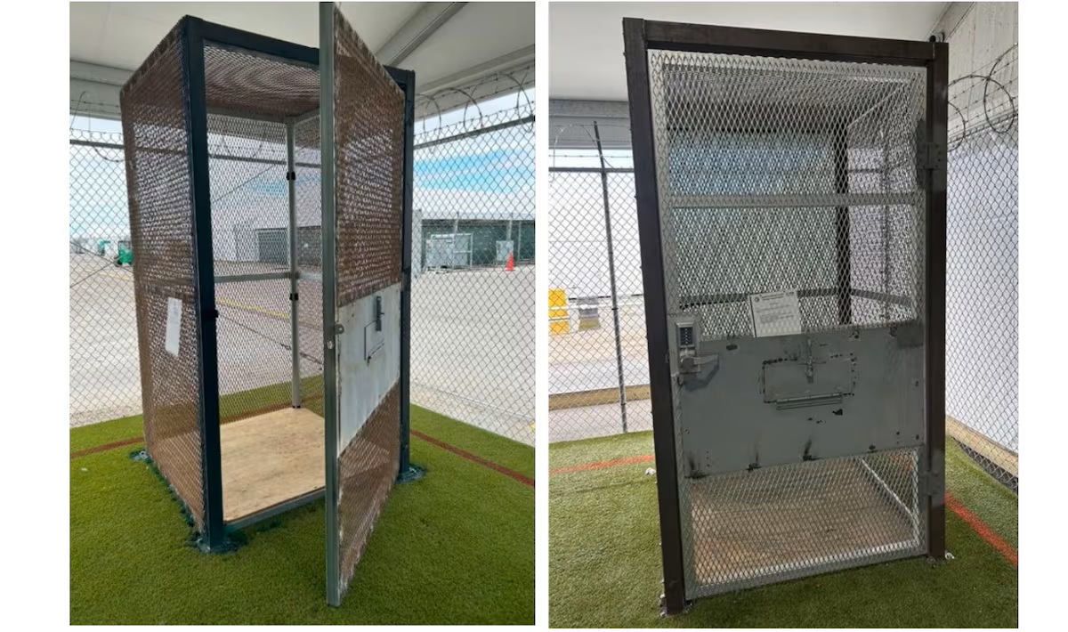 Fotos: las jaulas de 1,6 m² donde el Gobierno Trump encerró a migrantes en Alligator Alcatraz Fotos: las jaulas de 1,6 m² donde el Gobierno Trump encerró a migrantes en Alligator Alcatraz