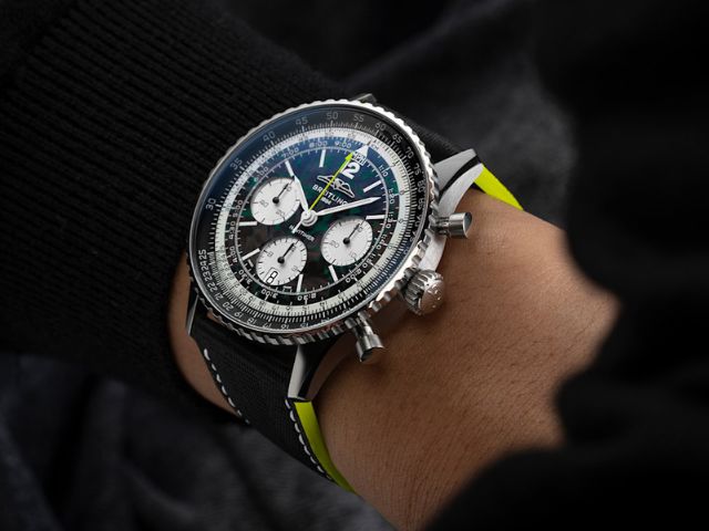 Legado y precisión: así es el nuevo Navitimer, el primer reloj de Breitling y Aston Martin para la Fórmula 1 Legado y precisión: así es el nuevo Navitimer, el primer reloj de Breitling y Aston Martin para la Fórmula 1