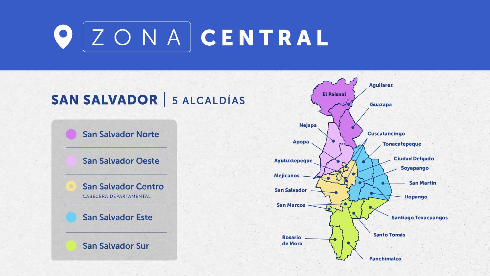 Aprueban reducir de 262 a 44 municipios en El Salvador: así será la  división territorial