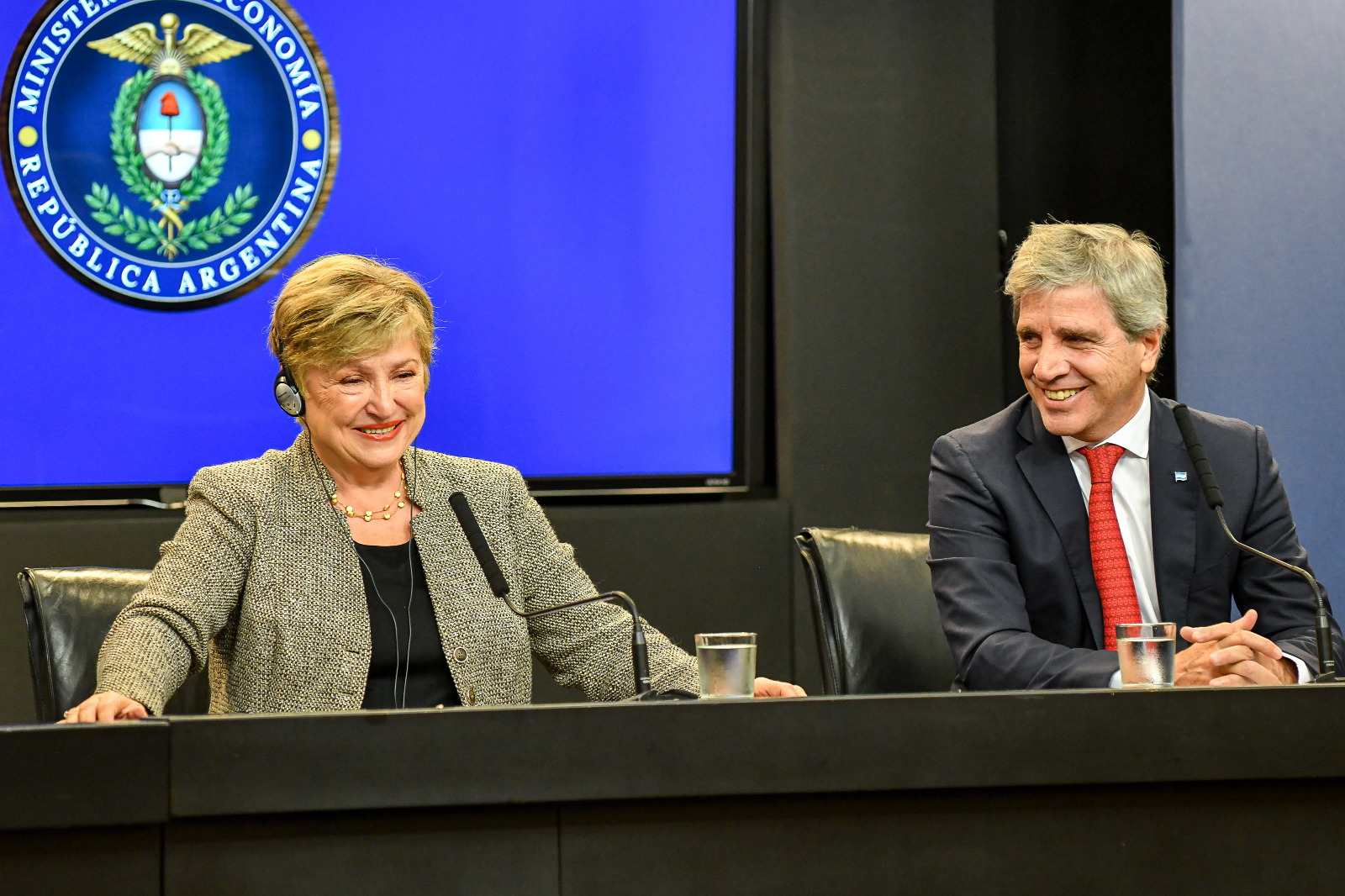FMI en Argentina: las principales definiciones de Georgieva en la conferencia de prensa con Caputo