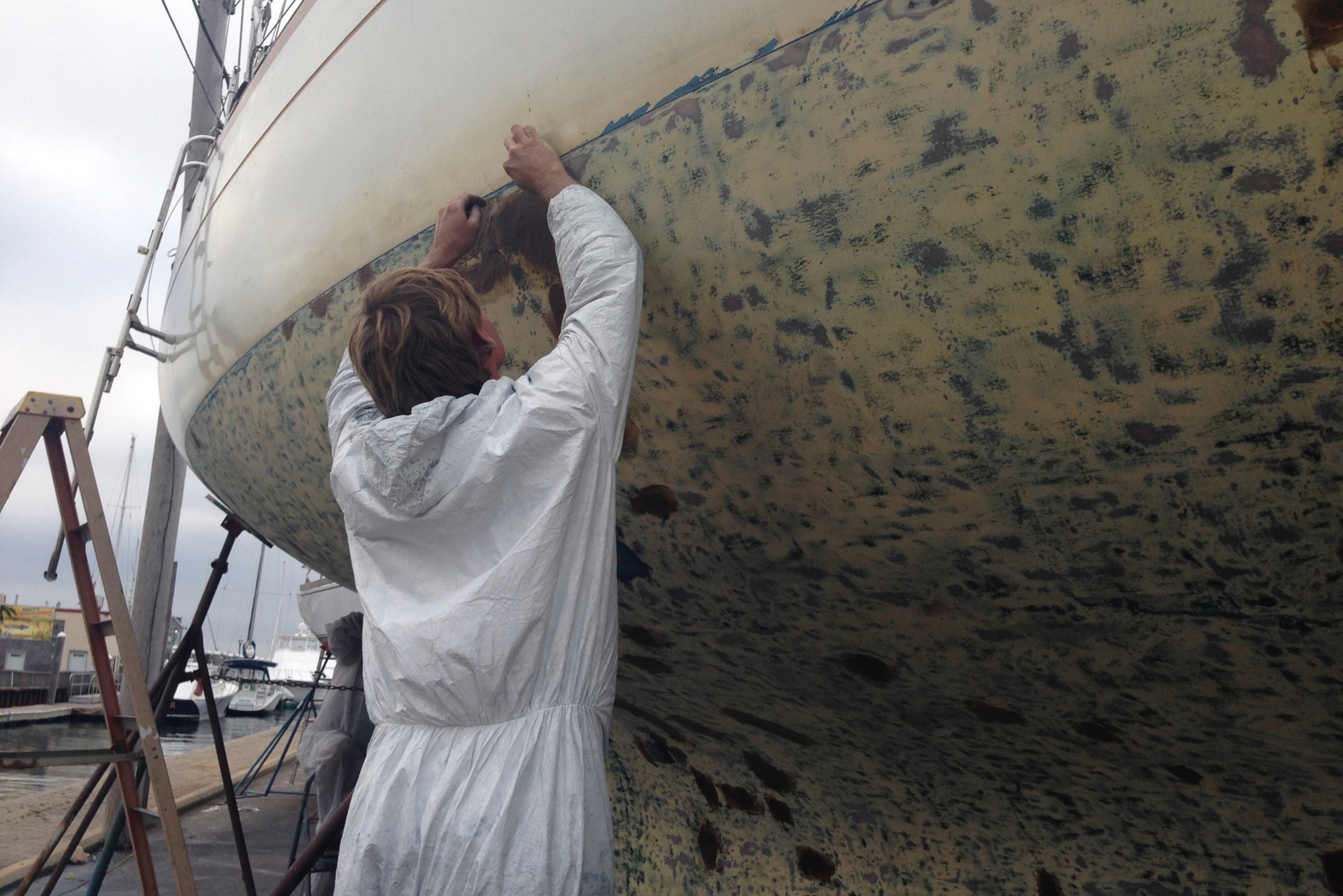 How To Remove Bottom Paint From A Boat Cruising World