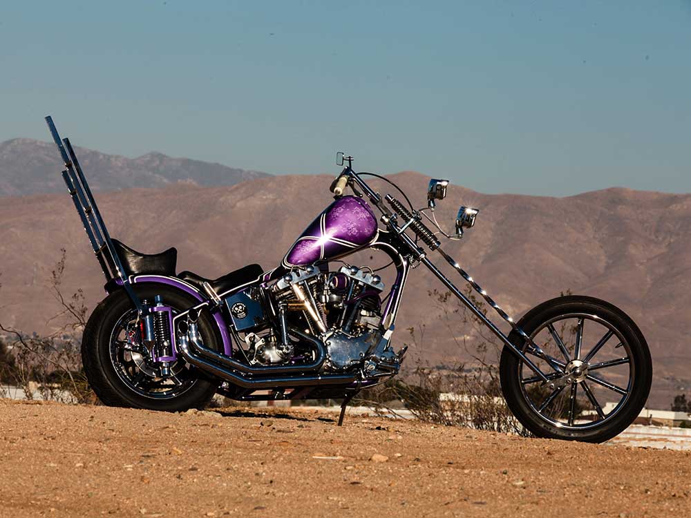 old school shovelhead chopper