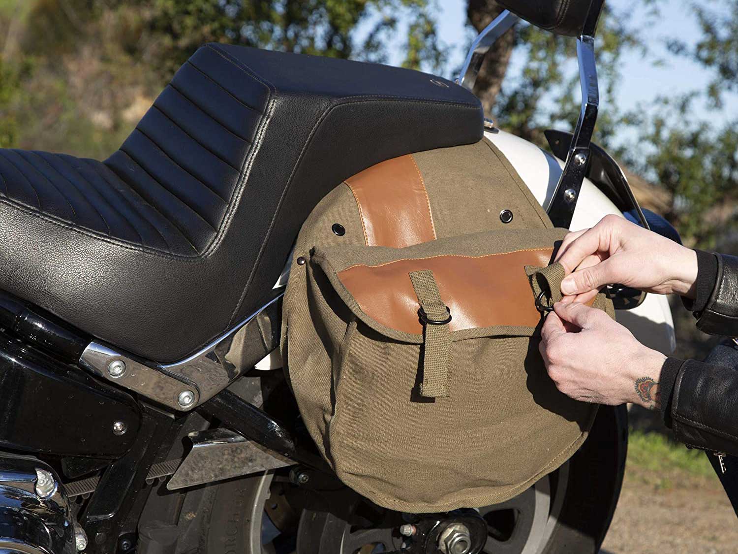 harley davidson soft saddlebags