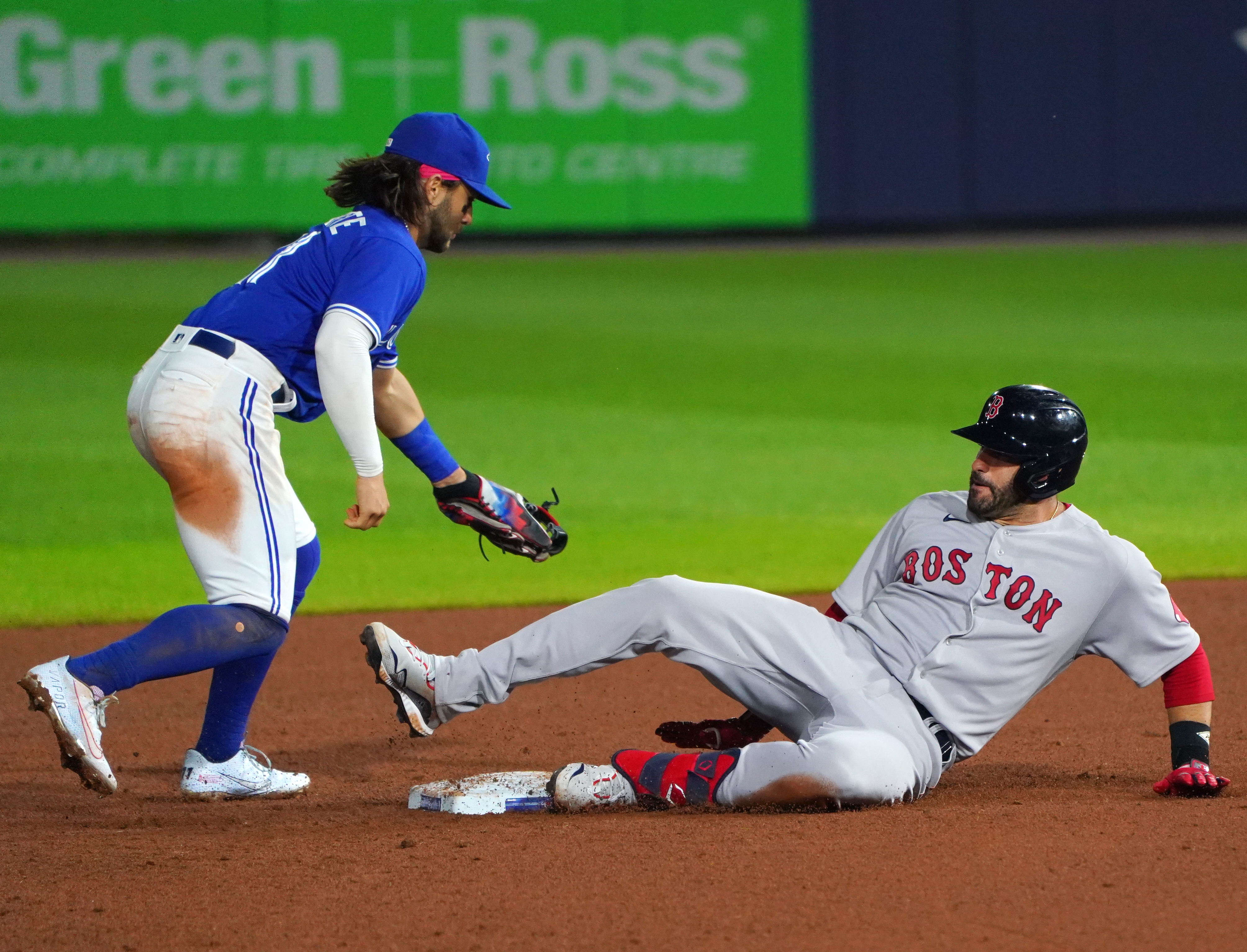 What, us, stumbling? Red Sox score eight in first, clobber Blue Jays in  Buffalo - The Boston Globe