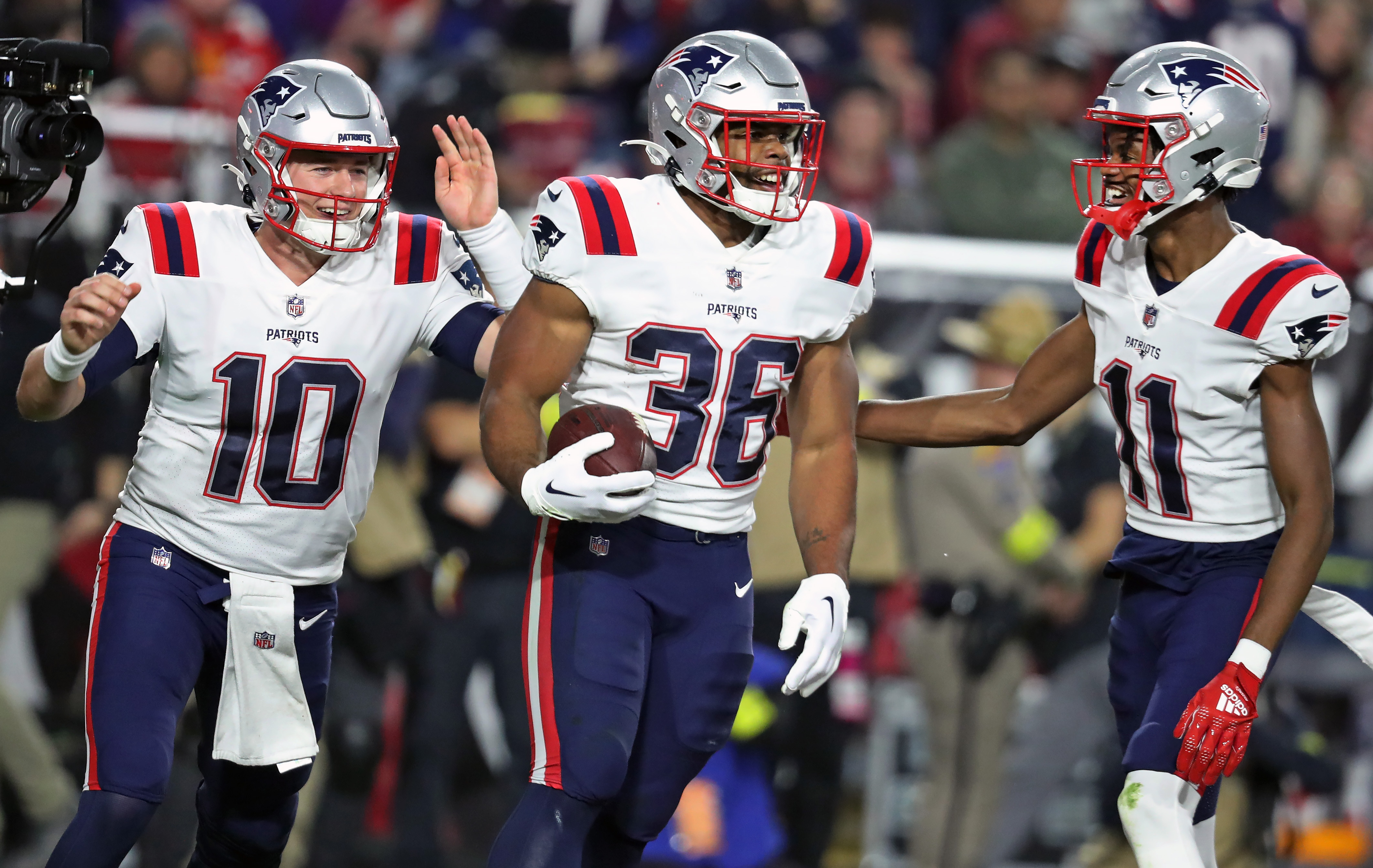 In a game of really hard knocks, rookies Kevin Harris and Pierre