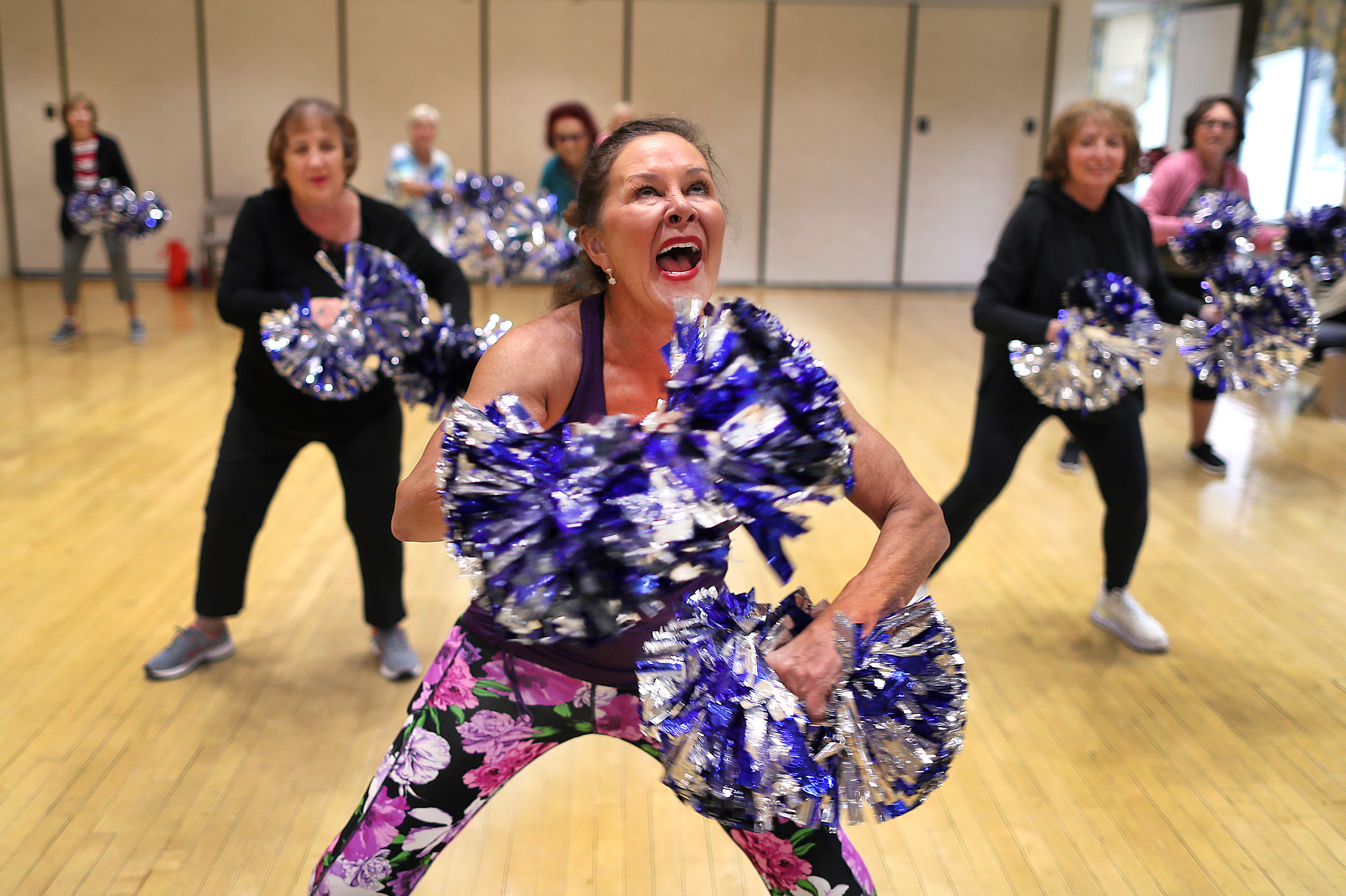Shake your pom poms: the cheerleading team for pensioners – in pictures, Art and design