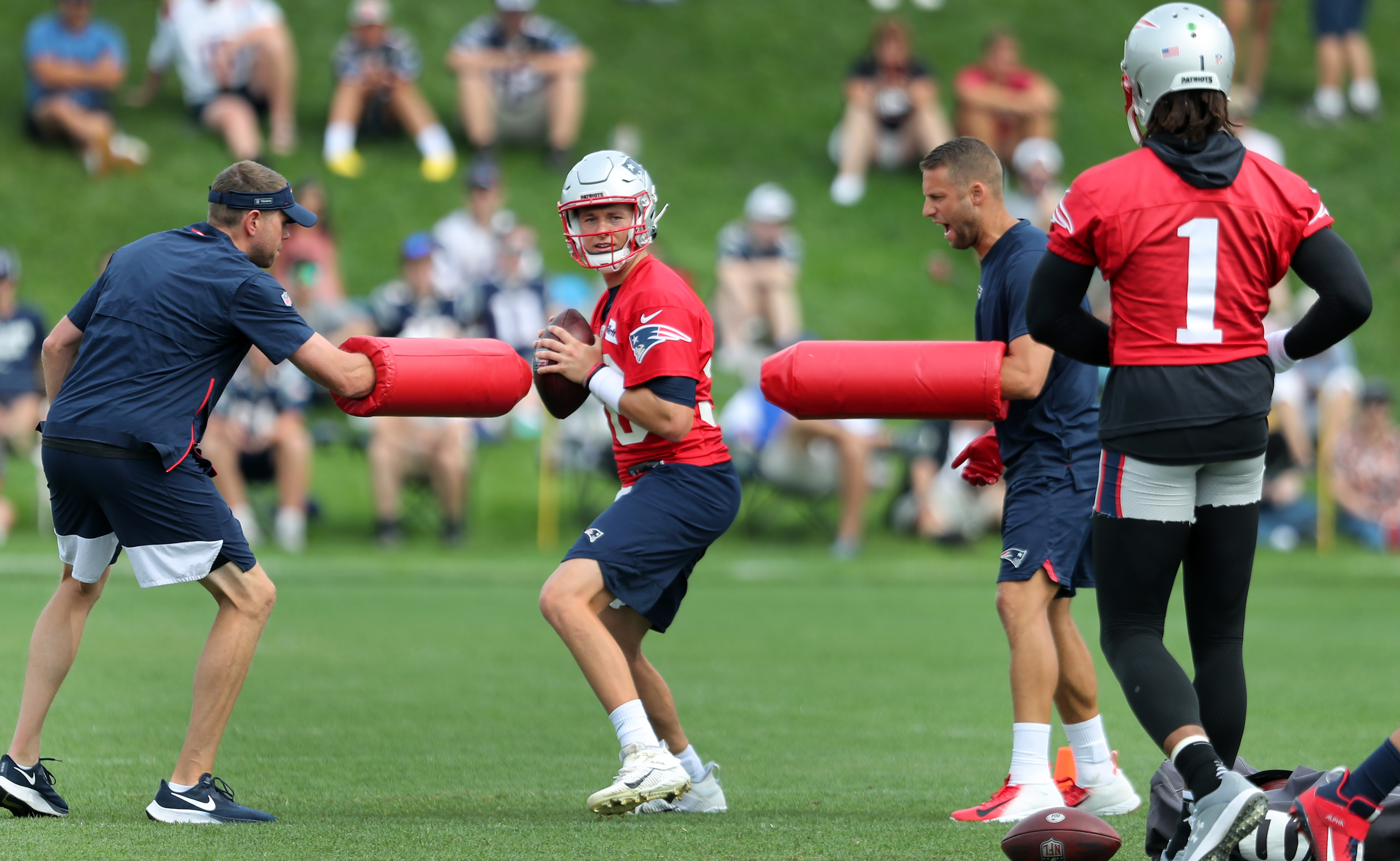 Mac Jones and the Patriots open the season Sept. 12.