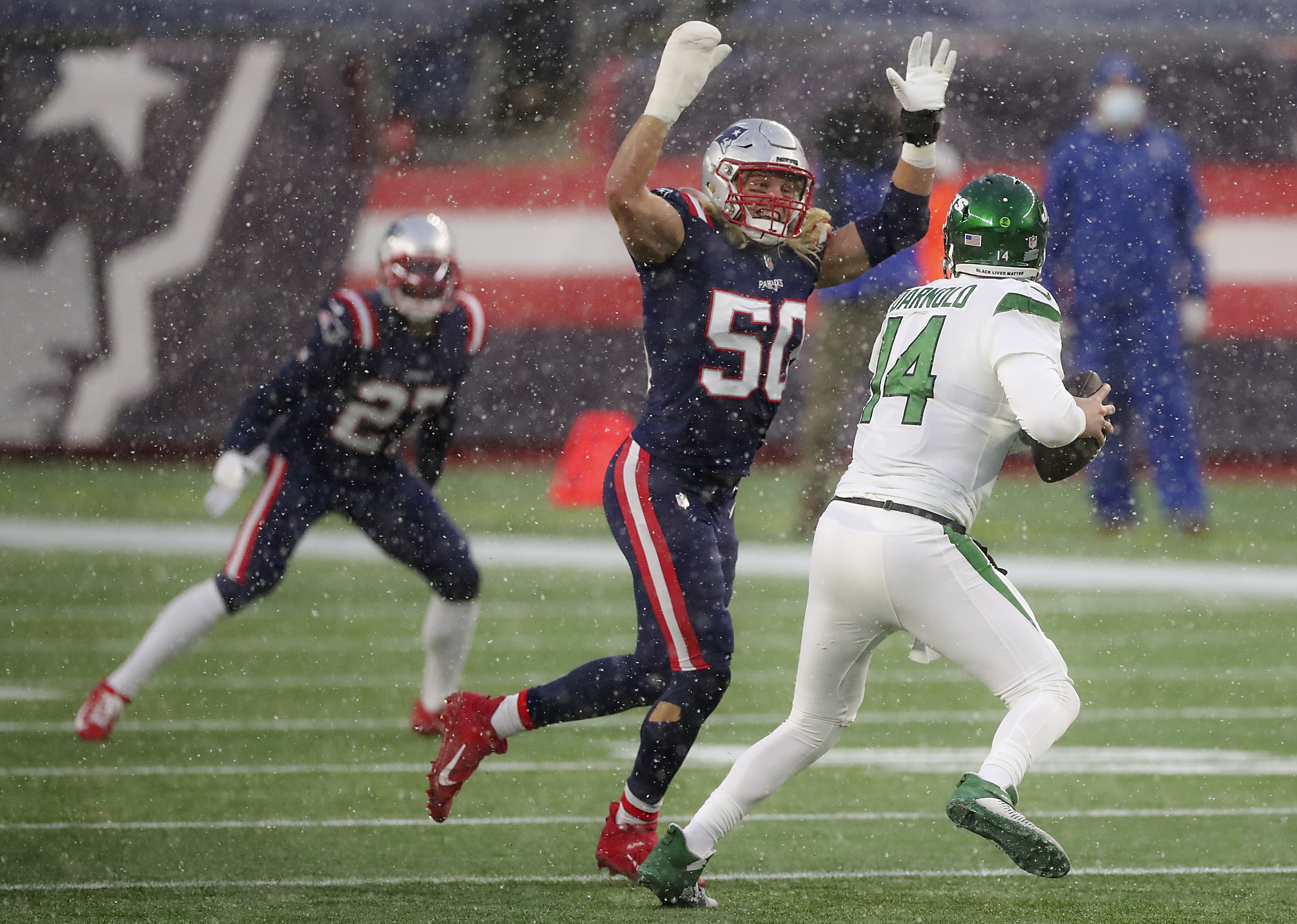 New England Patriots: Chase Winovich curbing bold comments as rookie