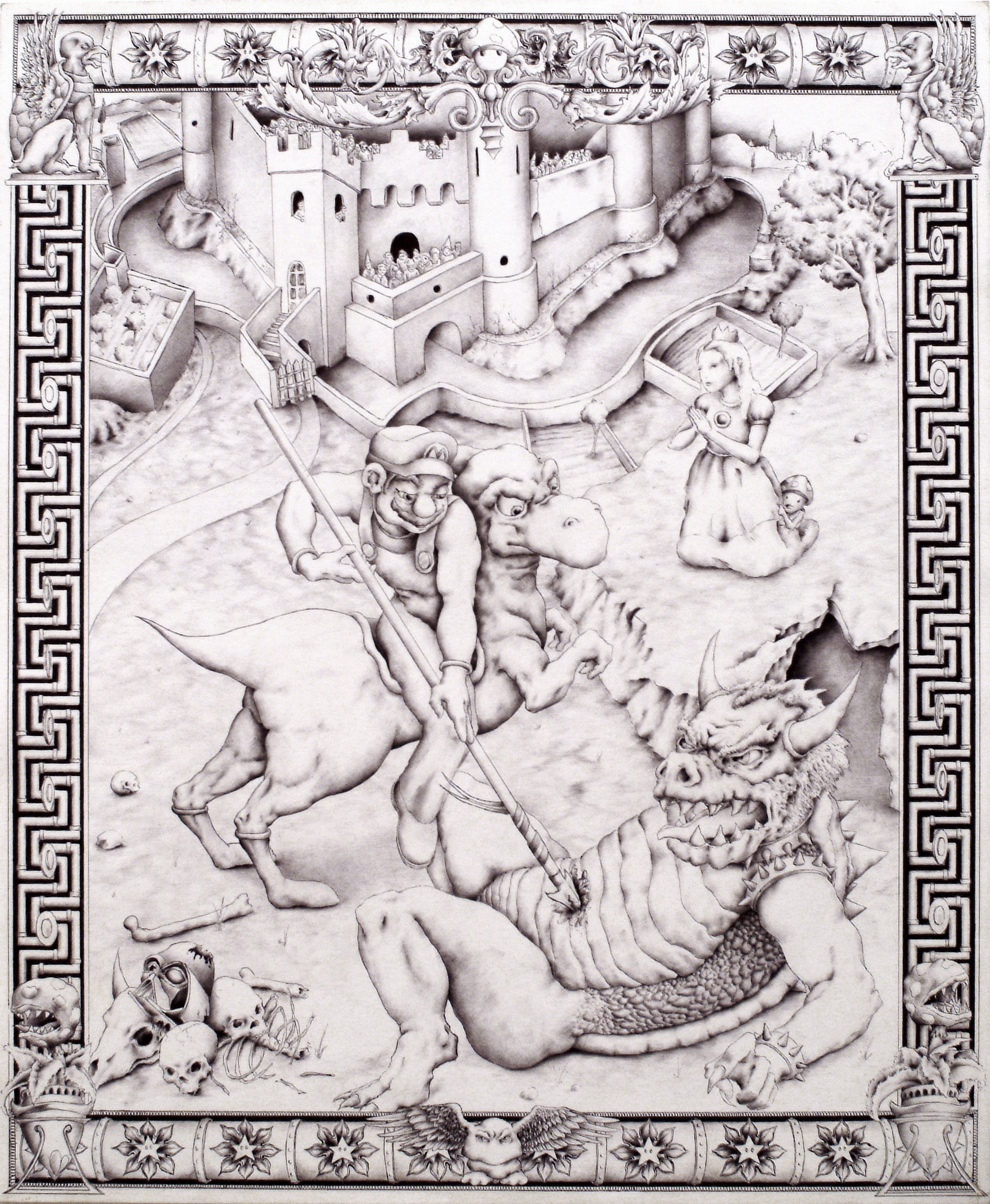 Butt Johnson's "Mario, Patron Saint of Brooklyn."