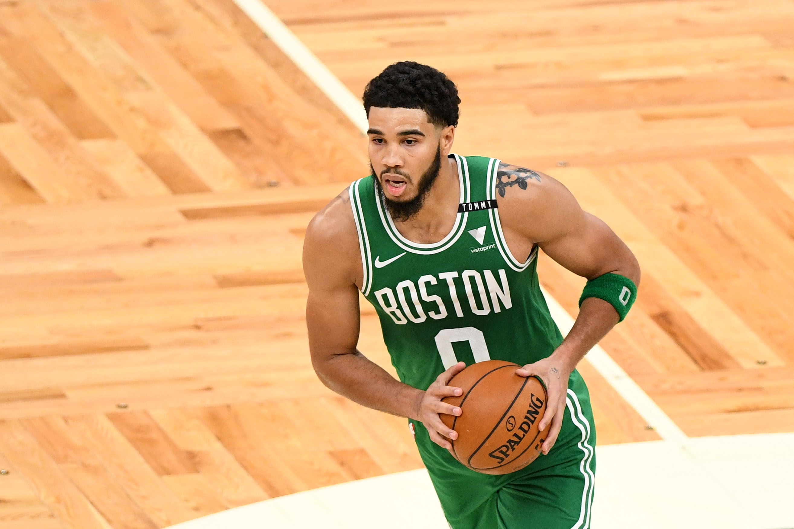 Boston Celtics' Jayson Tatum might be 6-foot-10 now, draws