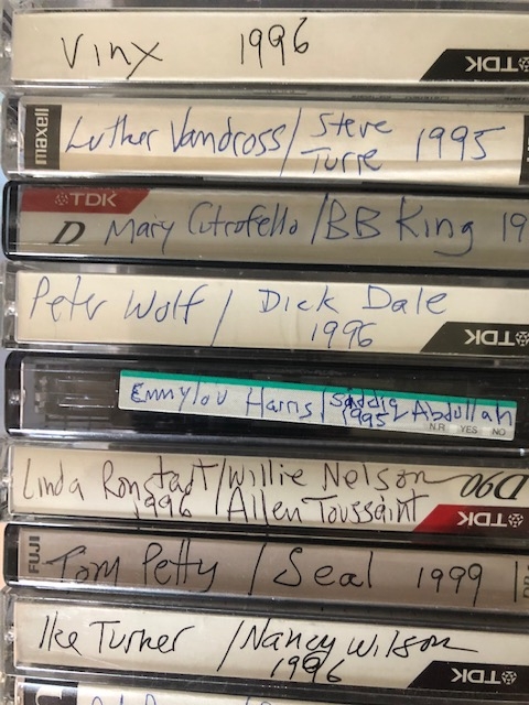 A very small sample from Larry Katz's archive of celebrity interviews.