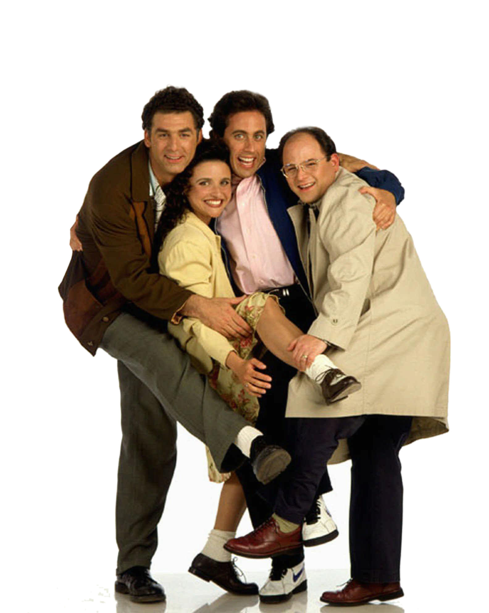 Netflix reportedly paid more than $500 million for the international rights to all 180 episodes of "Seinfeld." Pictured: Castmates Michael Richards, Julia Louis-Dreyfus, Jerry Seinfeld, and Jason Alexander in 1997.