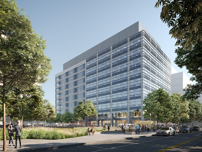 The first building at Boynton Yards, 101 South St. in Somerville, where Flagship Pioneering will place four startup biotechs, including Laronde.