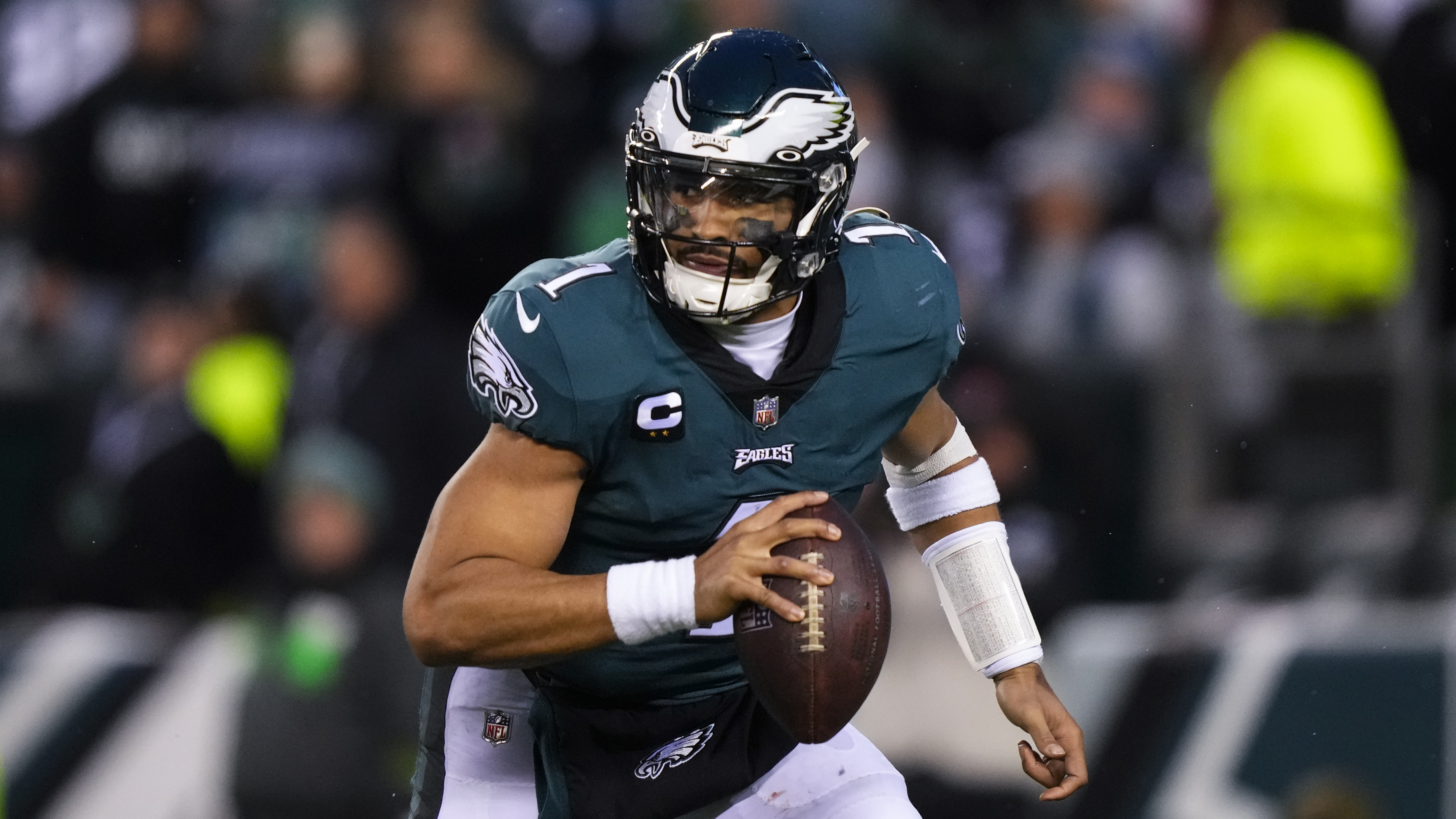 Eagles stats: Lane Johnson is a stalwart; Jalen Hurts is Pro