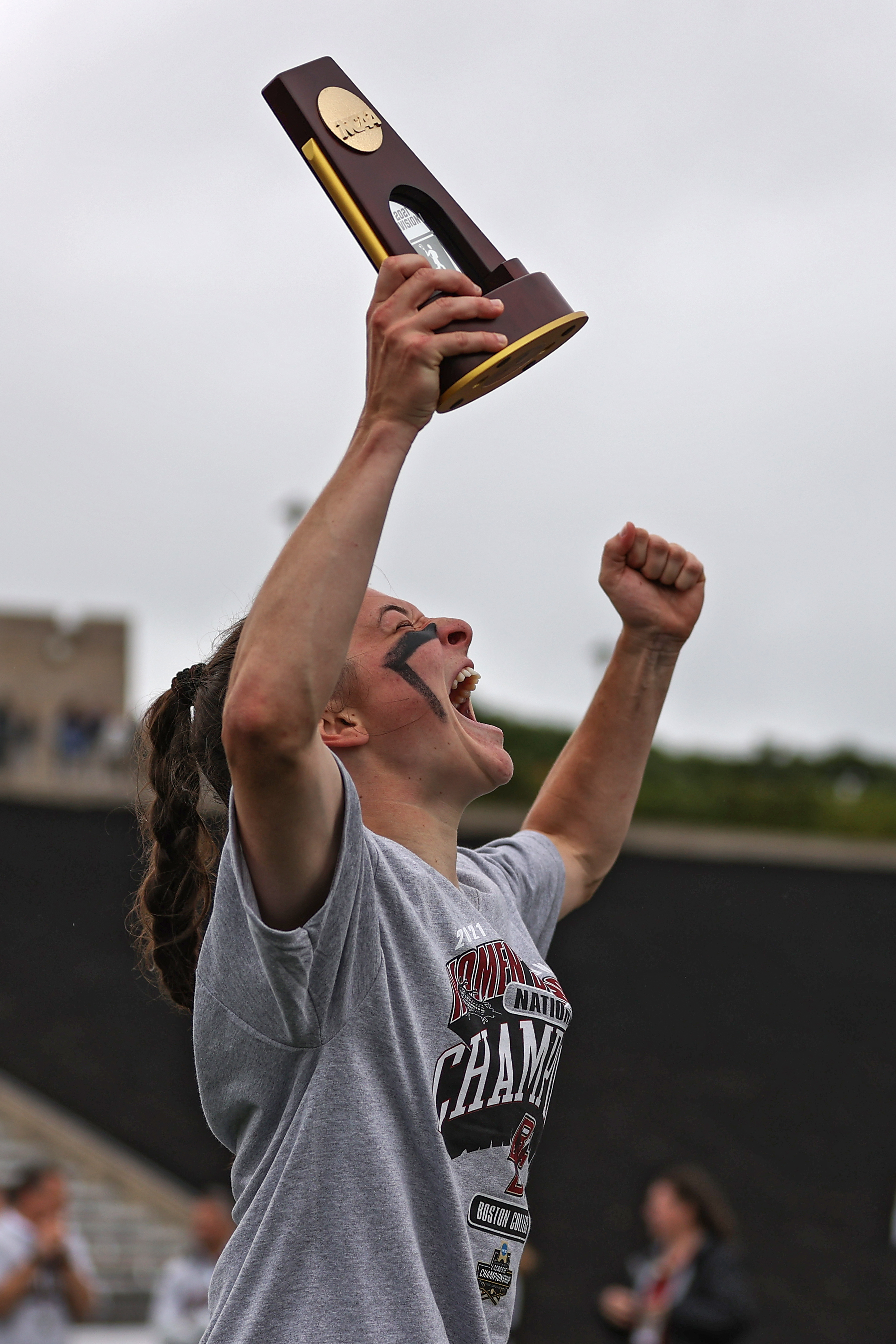 Charlotte North was able to celebrate an NCAA championship, and a Division 1 record with 102 goals this season.