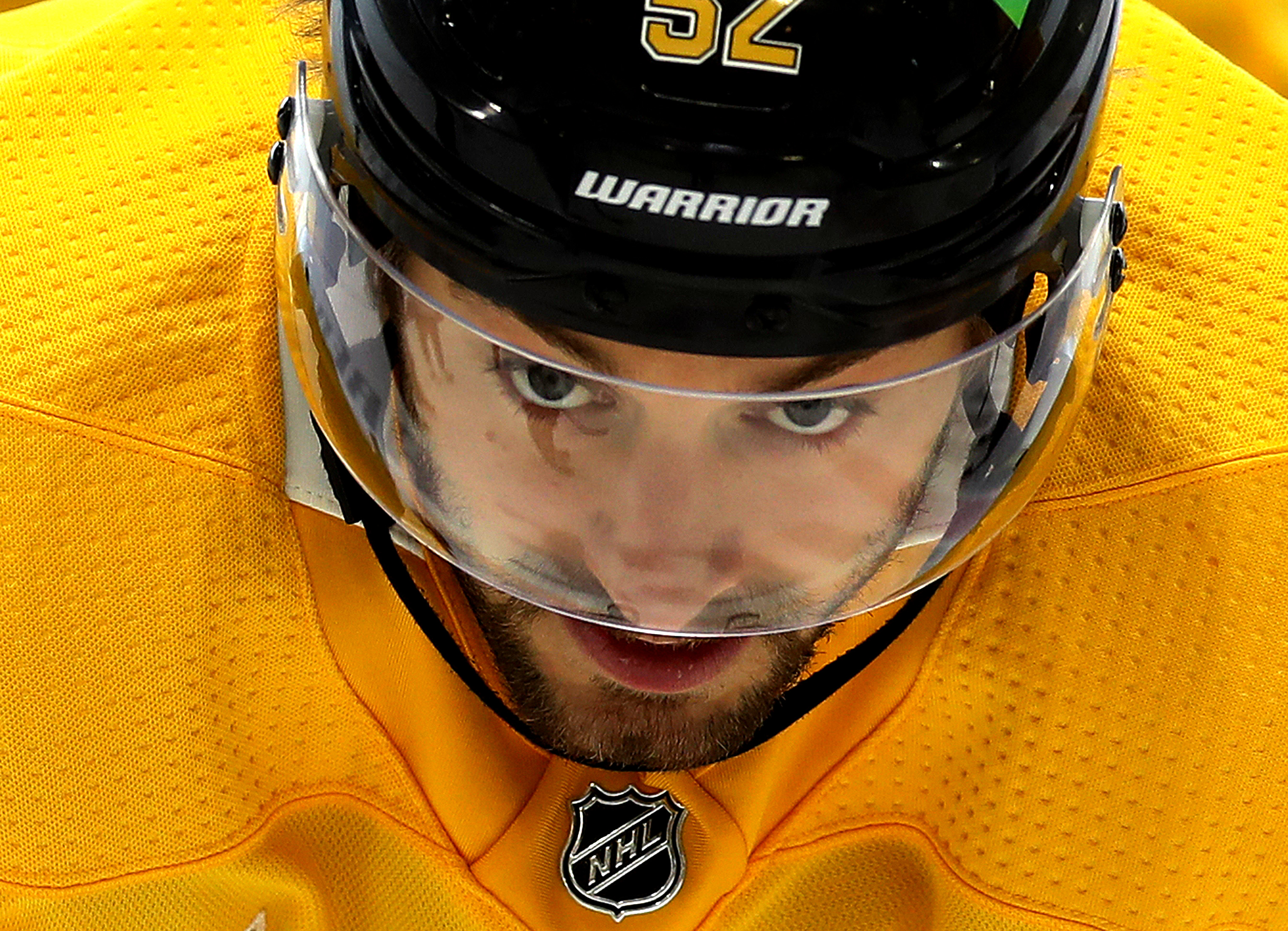 Sean Kuraly takes a breather during a recent practice.