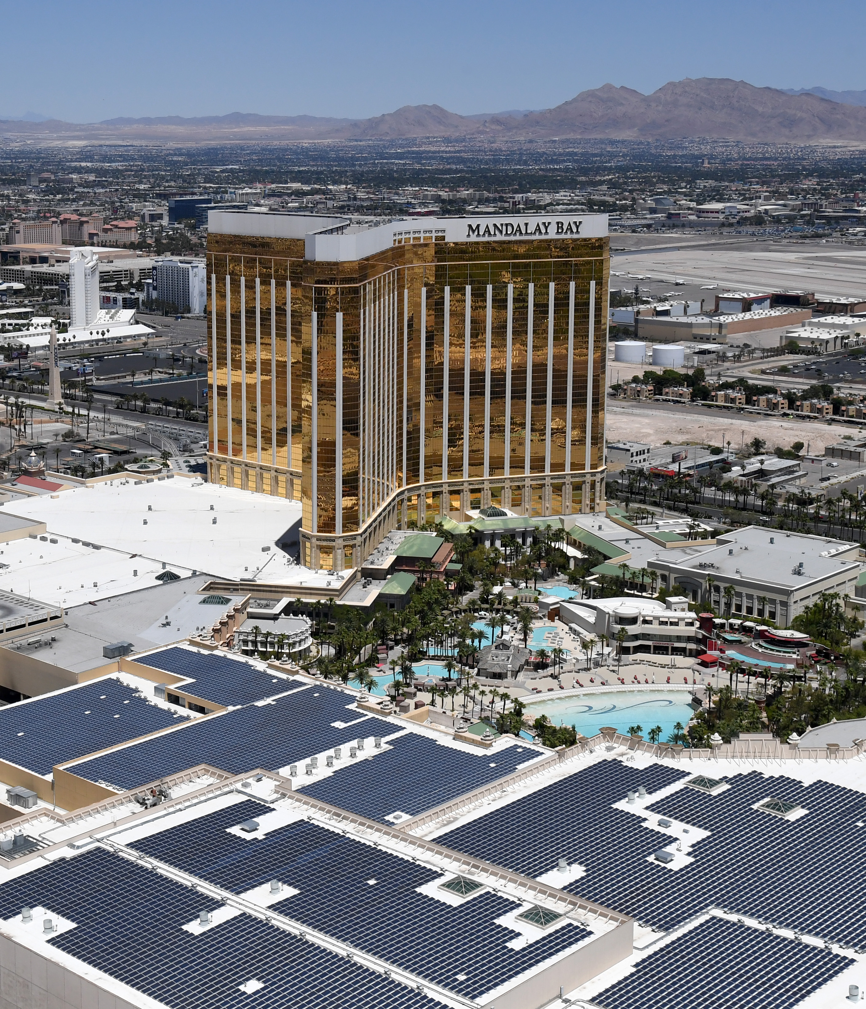 Mandalay Bay's expanded rooftop solar array is the largest in the nation