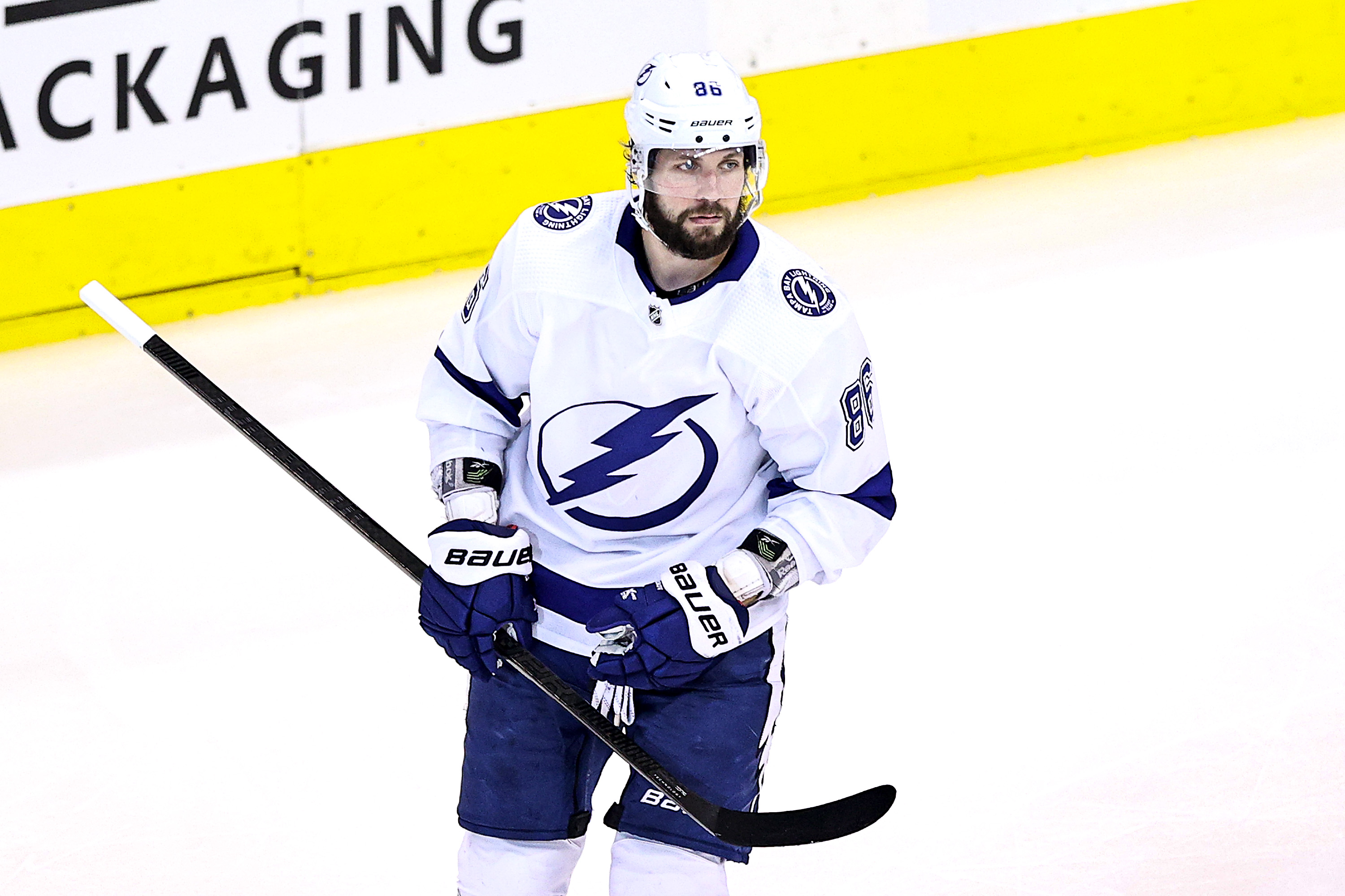 Tampa's Nikita Kucherov played a sizable role in Game 3.