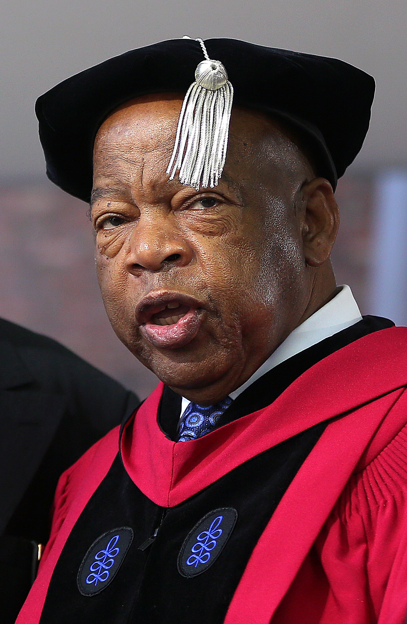John Lewis at Harvard's commencement ceremony in 2018.